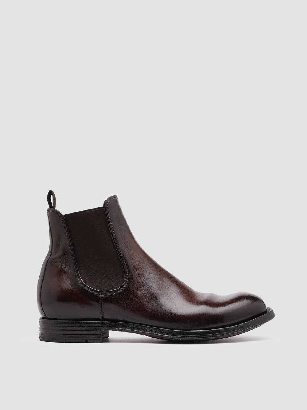 Officine Creative BALANCE 008 Stivaletti Chelsea in Pelle Marrone
