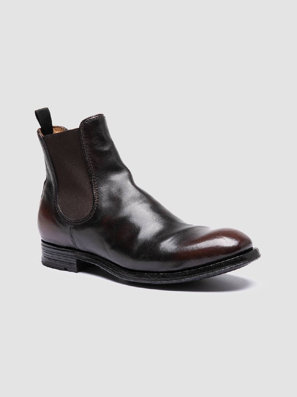 Officine Creative BALANCE 008 Brown Leather Chelsea Boots I Più Venduti