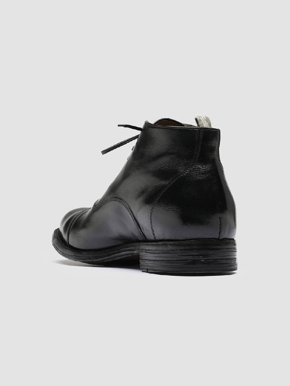 Officine Creative BALANCE 009 Stivaletti in Pelle Nera Vendite Flash