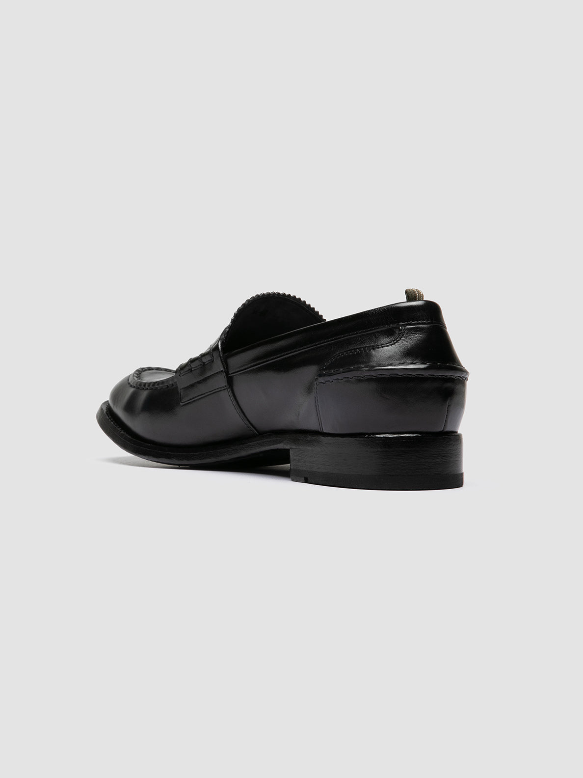 Officine Creative BALANCE 017 Mocassini Penny in Pelle Blu In Saldo