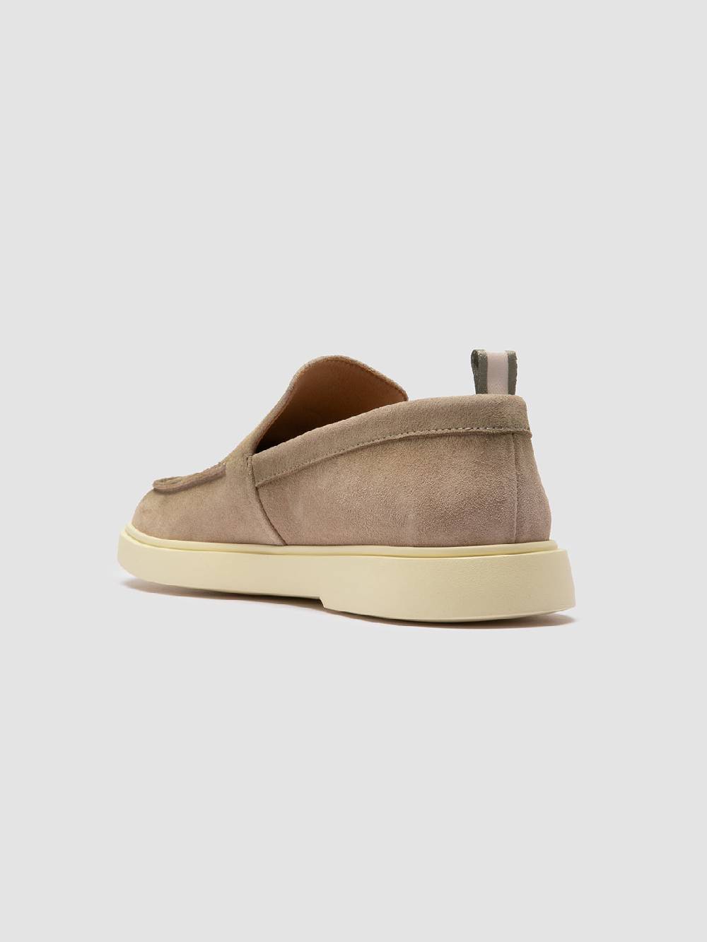 Officine Creative BONES 002 Mocassini in Pelle Scamosciata Beige Italy
