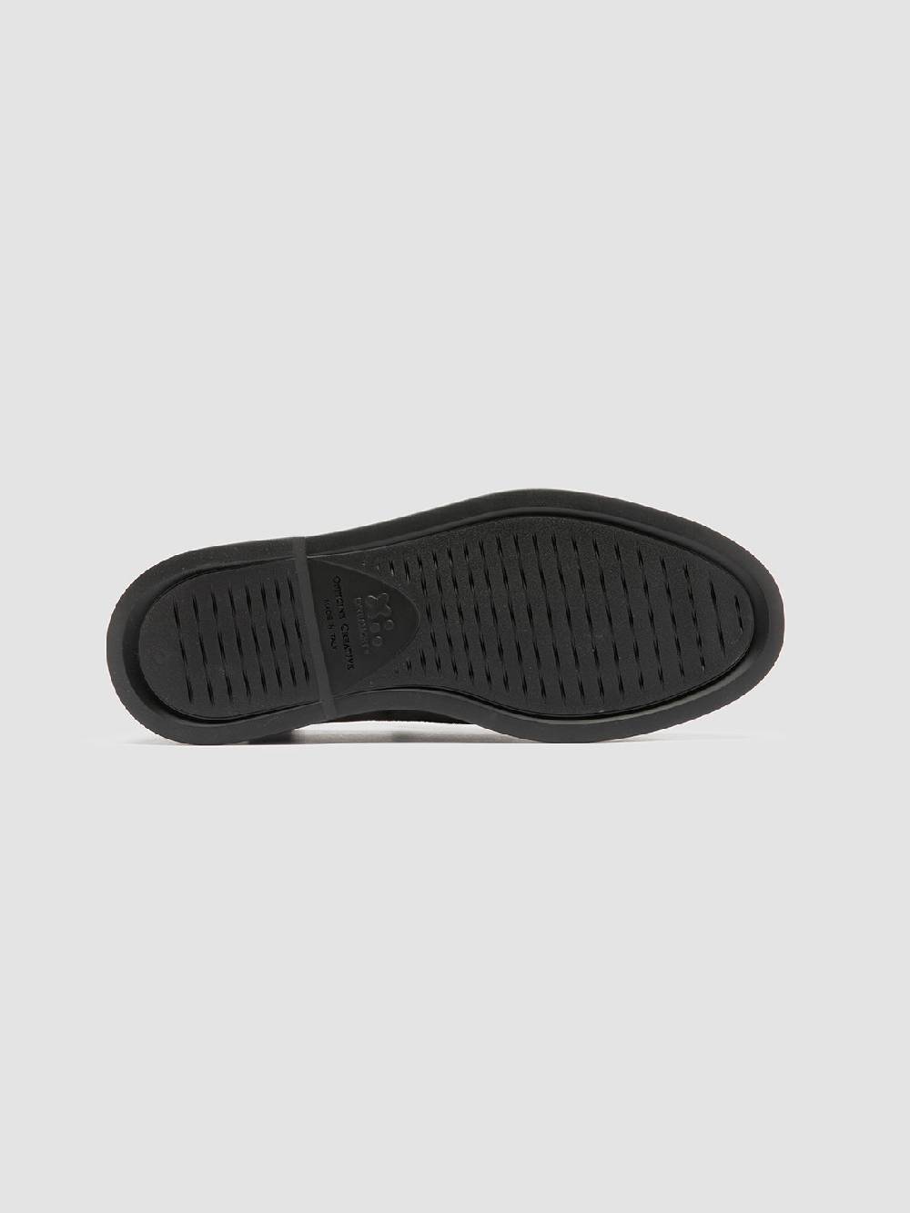 Officine Creative BONES 010 Stivali Chukka in Pelle Scamosciata Blu Promozione