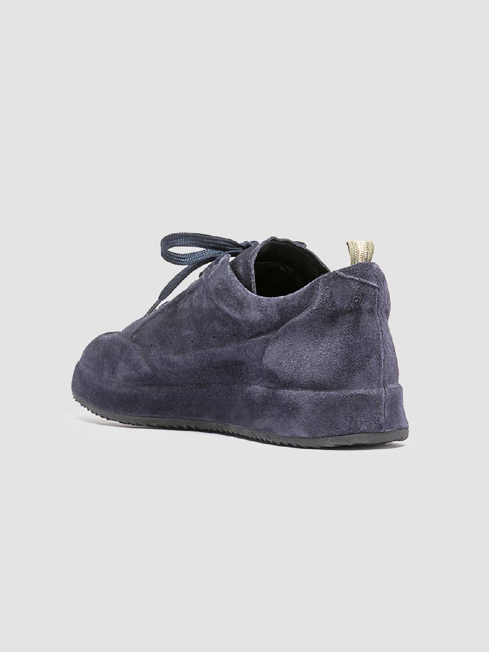 Officine Creative ACE 016 Sneaker in Pelle Scamosciata Blu Soddisfazione Garantita