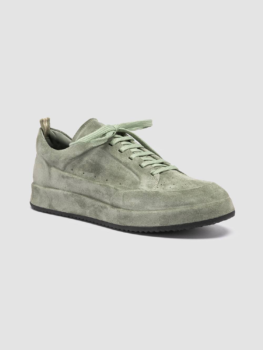 Officine Creative ACE 016 Sneaker in pelle scamosciata Verde Qualità Garantita