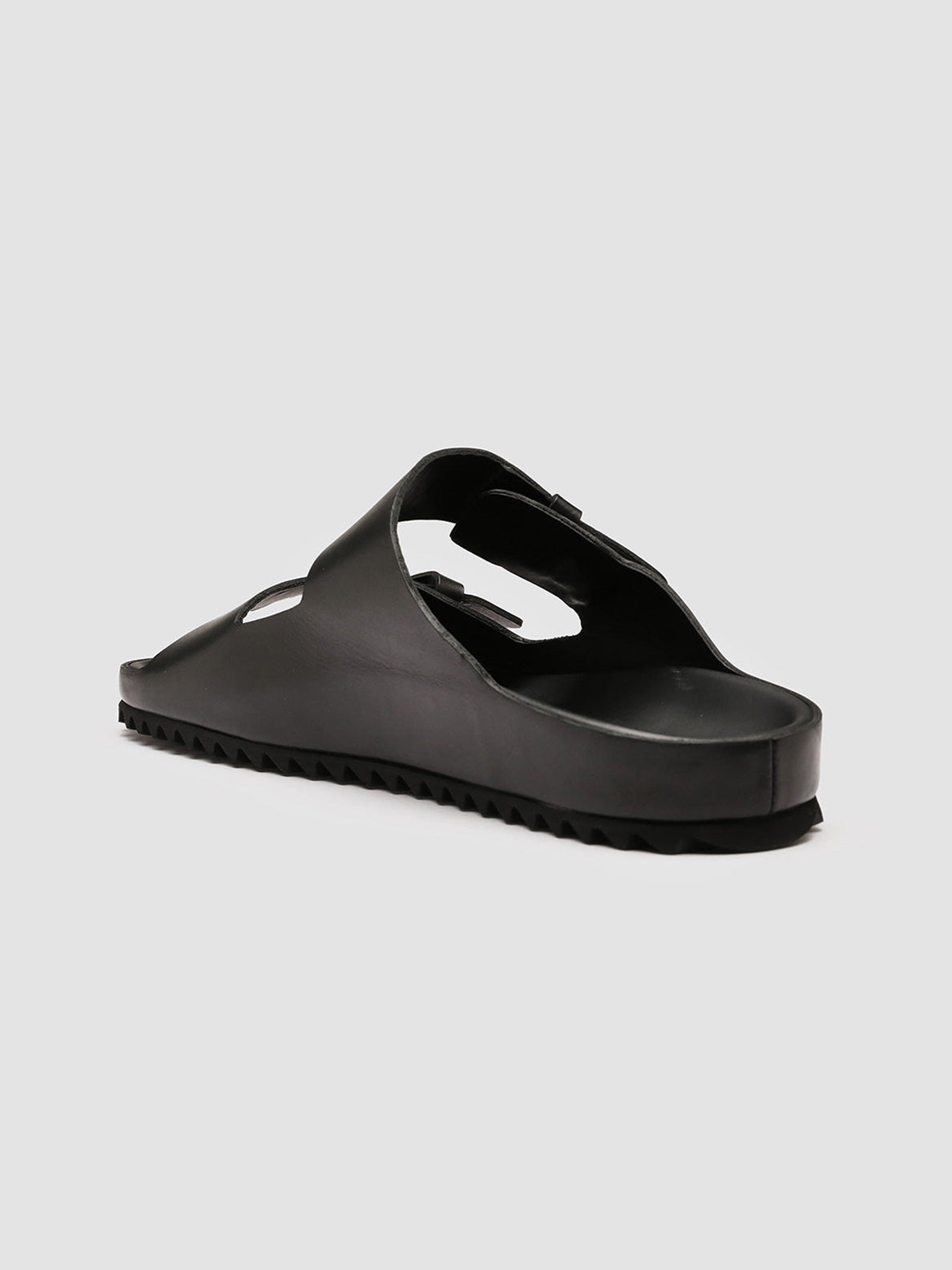 Officine Creative AGORA' 002 Sandali in Pelle Nera Shopping Online