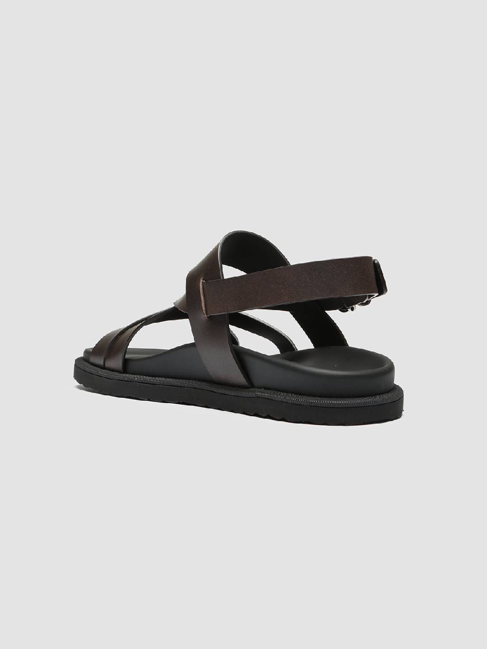 Officine Creative CHARRAT 002 Sandali in Pelle Marrone Convenienza