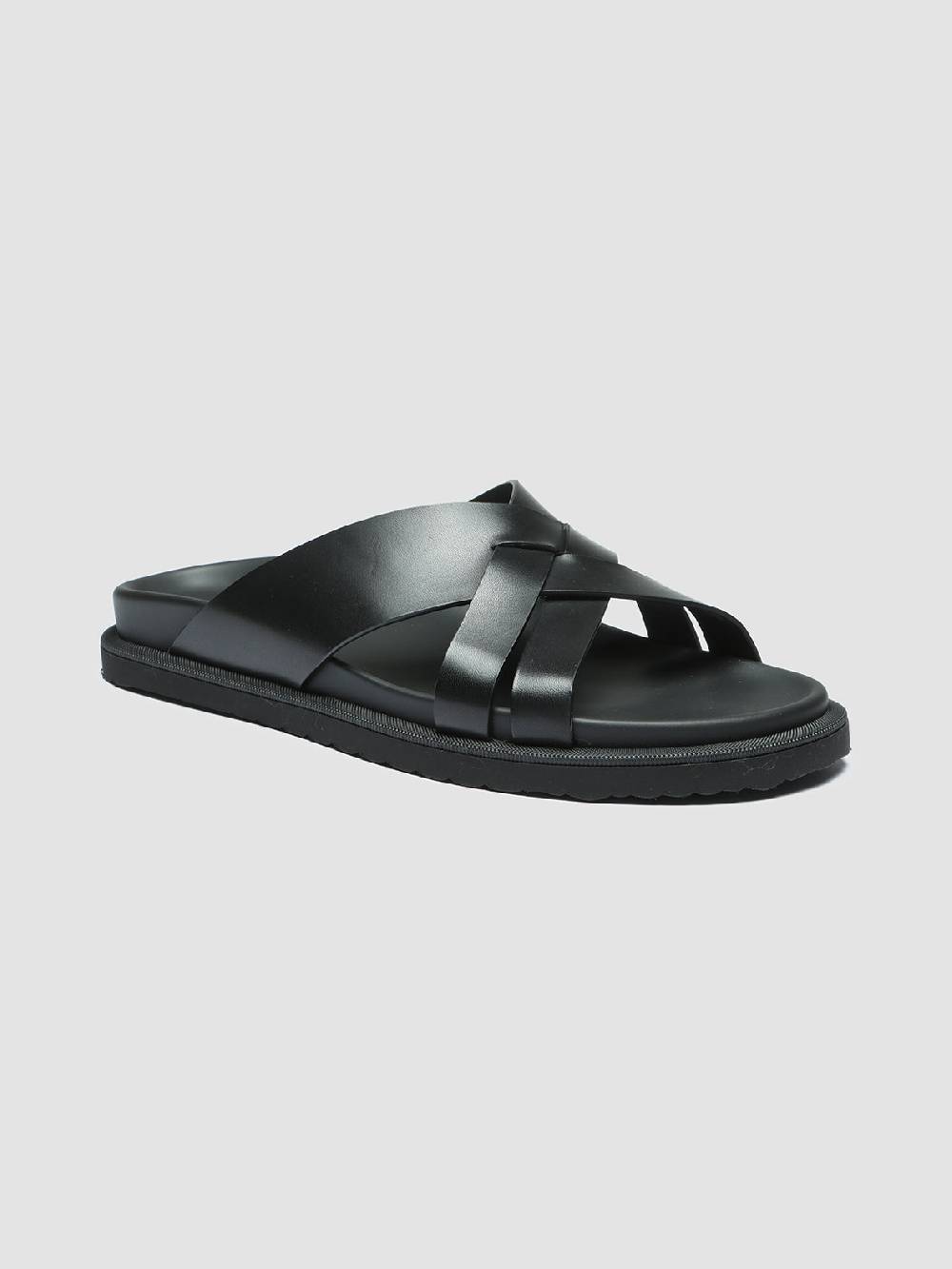 Officine Creative CHARRAT 003 Sandali in Pelle Nera Novità