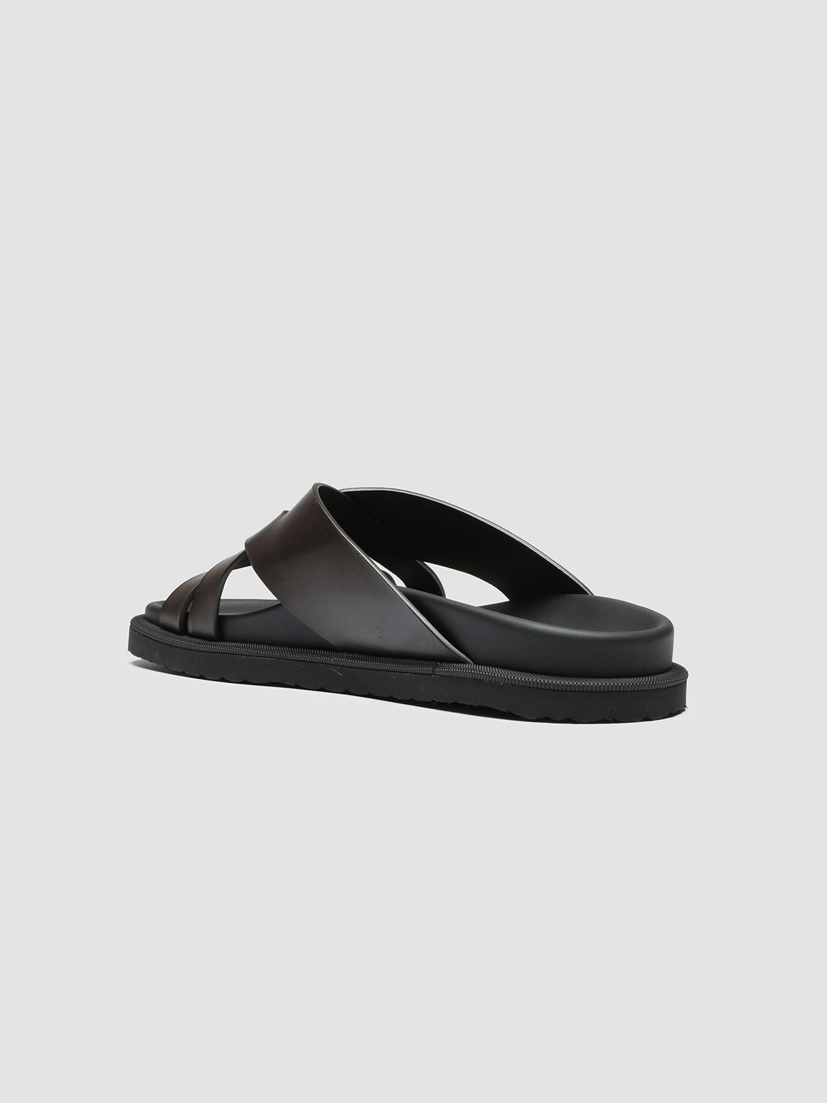 Officine Creative CHARRAT 003 Sandali in Pelle Marrone Presa