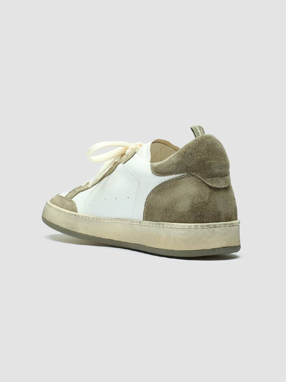 Officine Creative MAGIC 001 Sneakers in Pelle e Camoscio Bianco Online
