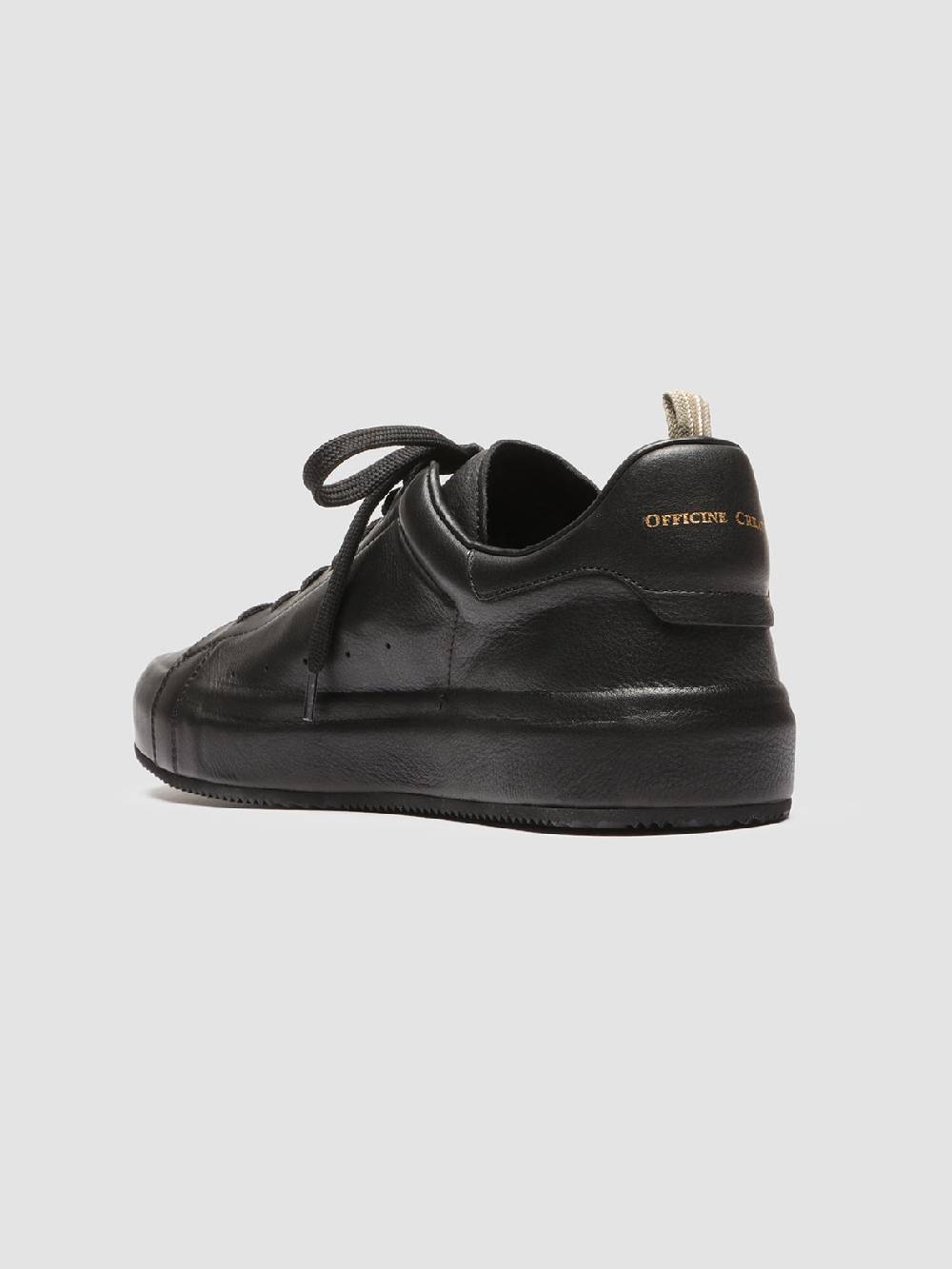 Officine Creative PRIMARY 001 Sneakers in Pelle Nera Vendita Calda