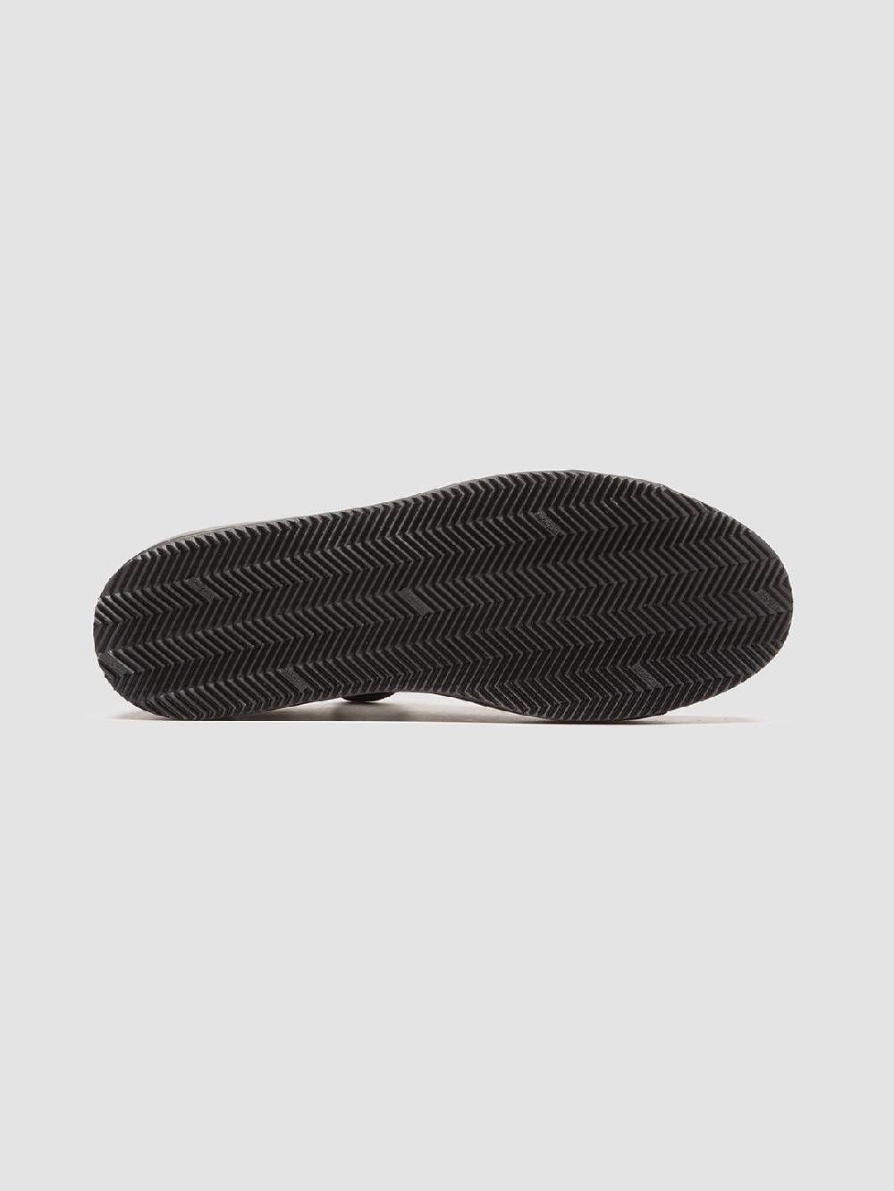 Officine Creative PRIMARY 001 Sneakers in Pelle Nera Vendita Calda