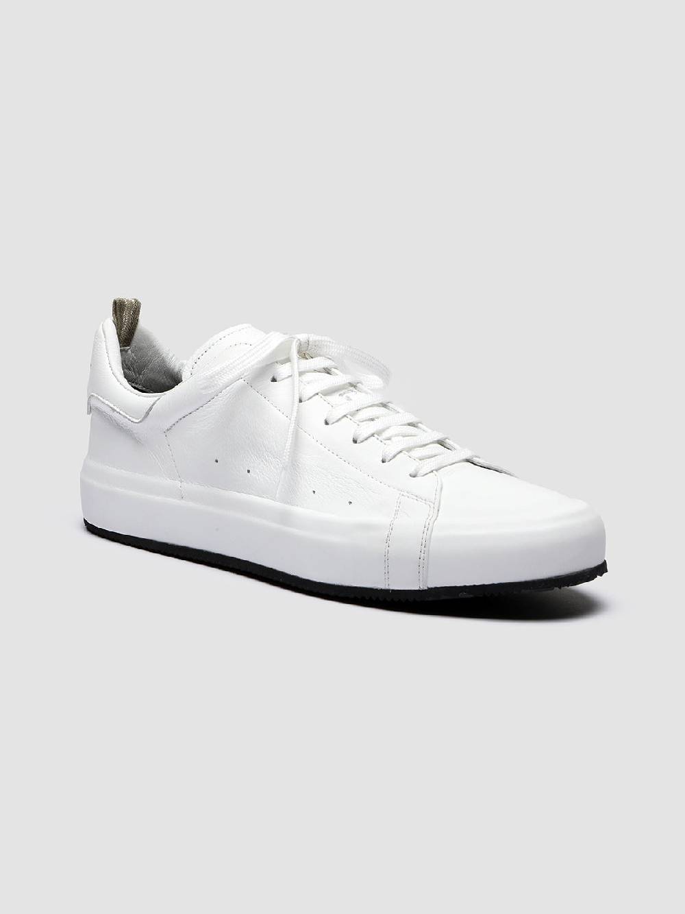 Officine Creative PRIMARY 001 Sneakers in Pelle Bianca Vendita Economica