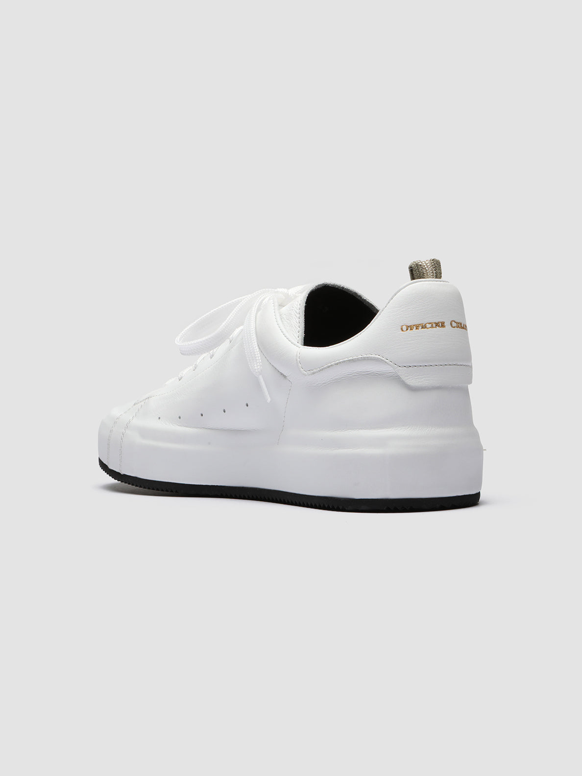 Officine Creative PRIMARY 001 Sneakers in Pelle Bianca Vendita Economica