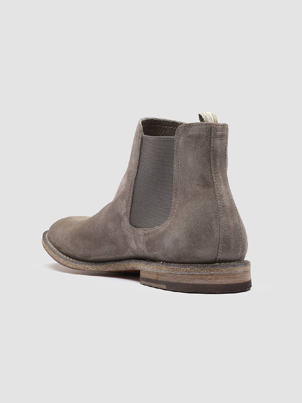 Officine Creative STEPLE 015 Stivaletti Chelsea in Pelle Scamosciata Saldi Di Fabbrica