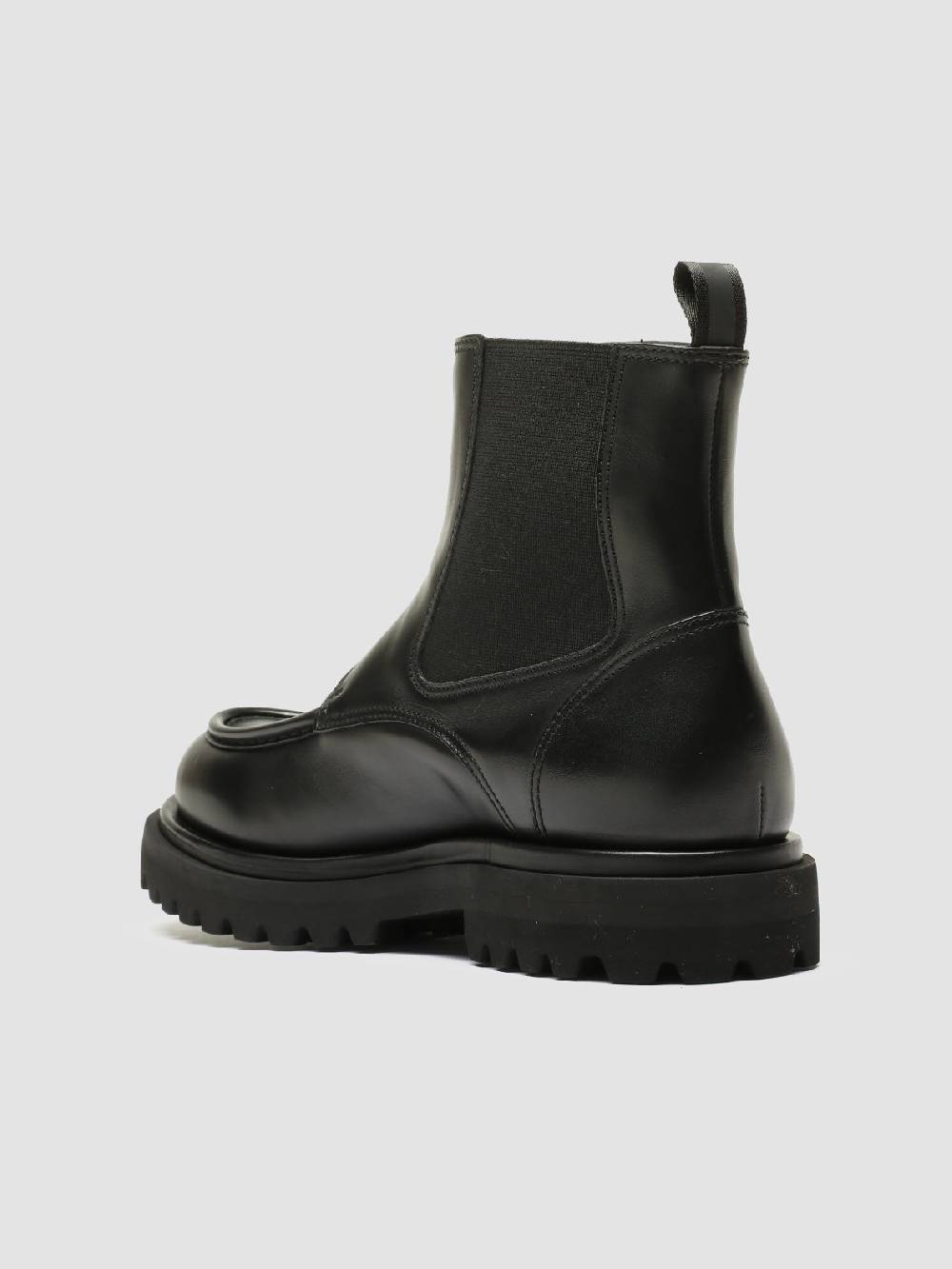 Officine Creative EVENTUAL 018 Stivali Zip in Pelle Nera 2025