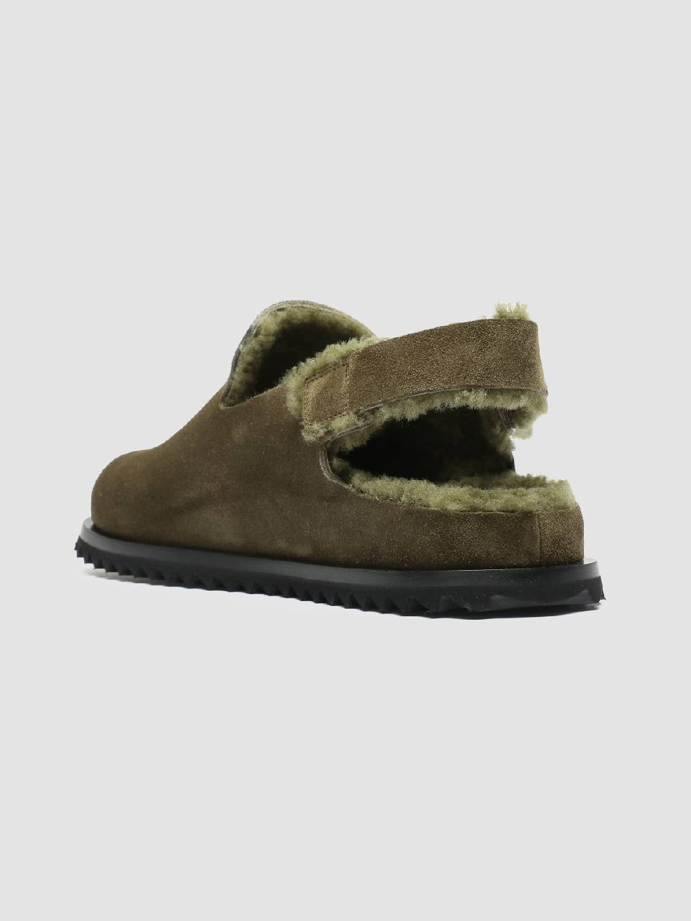 Officine Creative INTROSPECTUS 004 Sandali con Cinturino in Camoscio Verde Italy