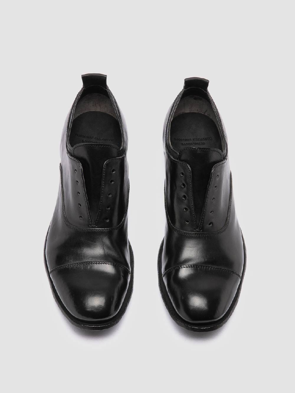 Officine Creative STEREO 001 Oxford in Pelle Nera 2025