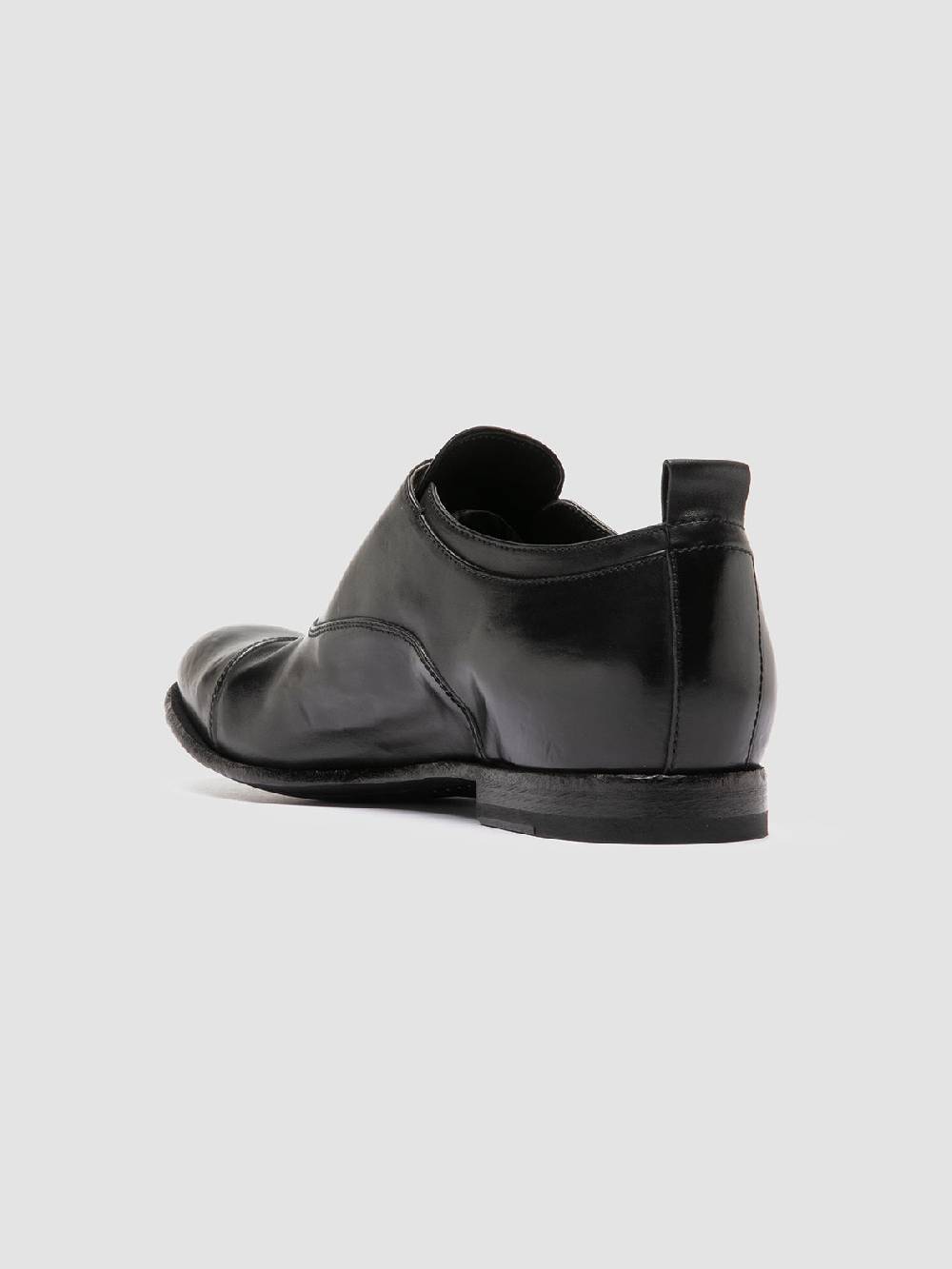 Officine Creative STEREO 001 Oxford in Pelle Nera 2025