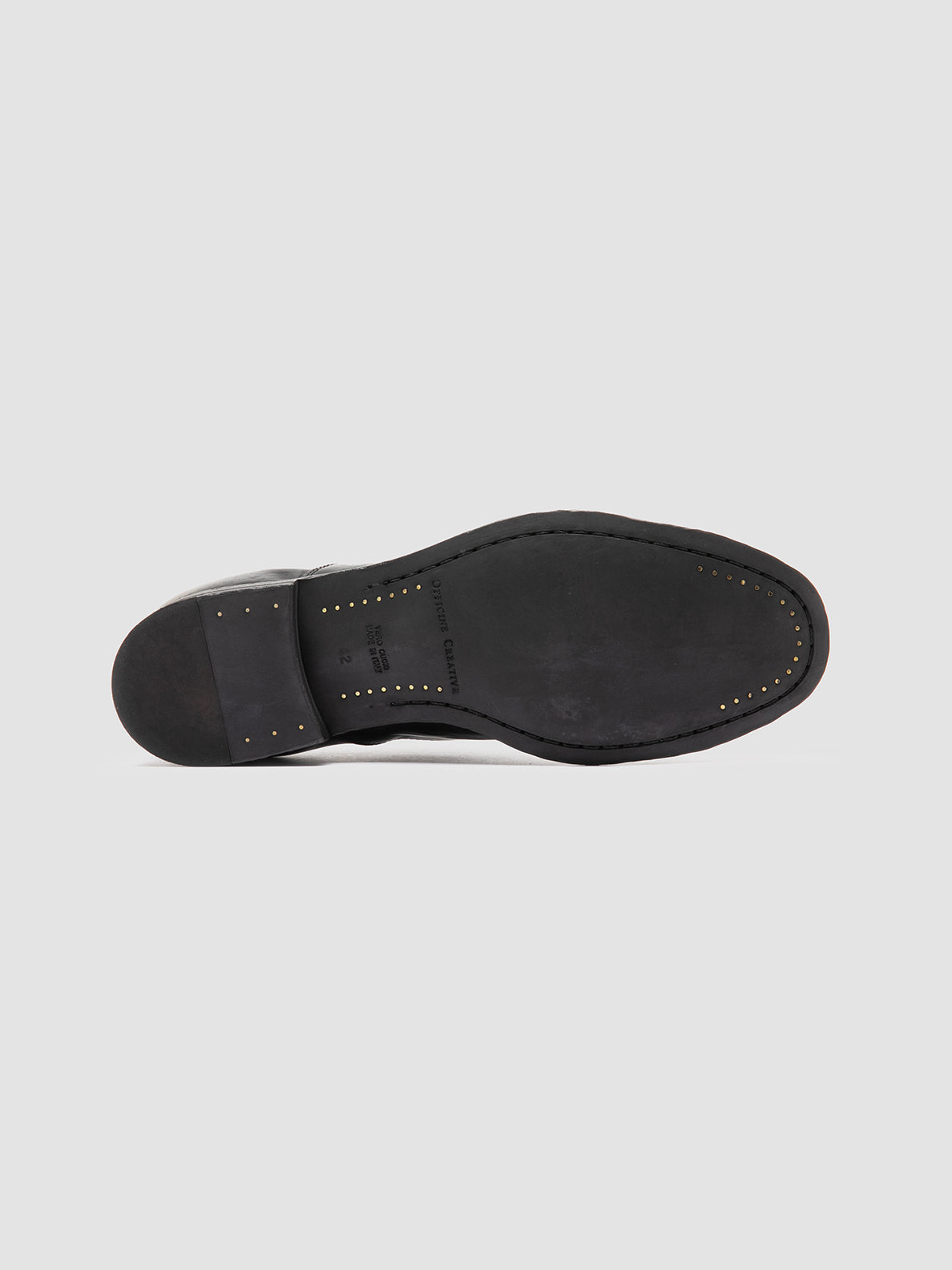 Officine Creative STEREO 001 Oxford in Pelle Nera 2025