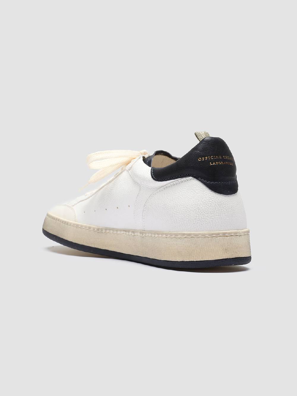 Officine Creative MAGIC 001 Sneakers in Pelle e Camoscio Bianco In Linea