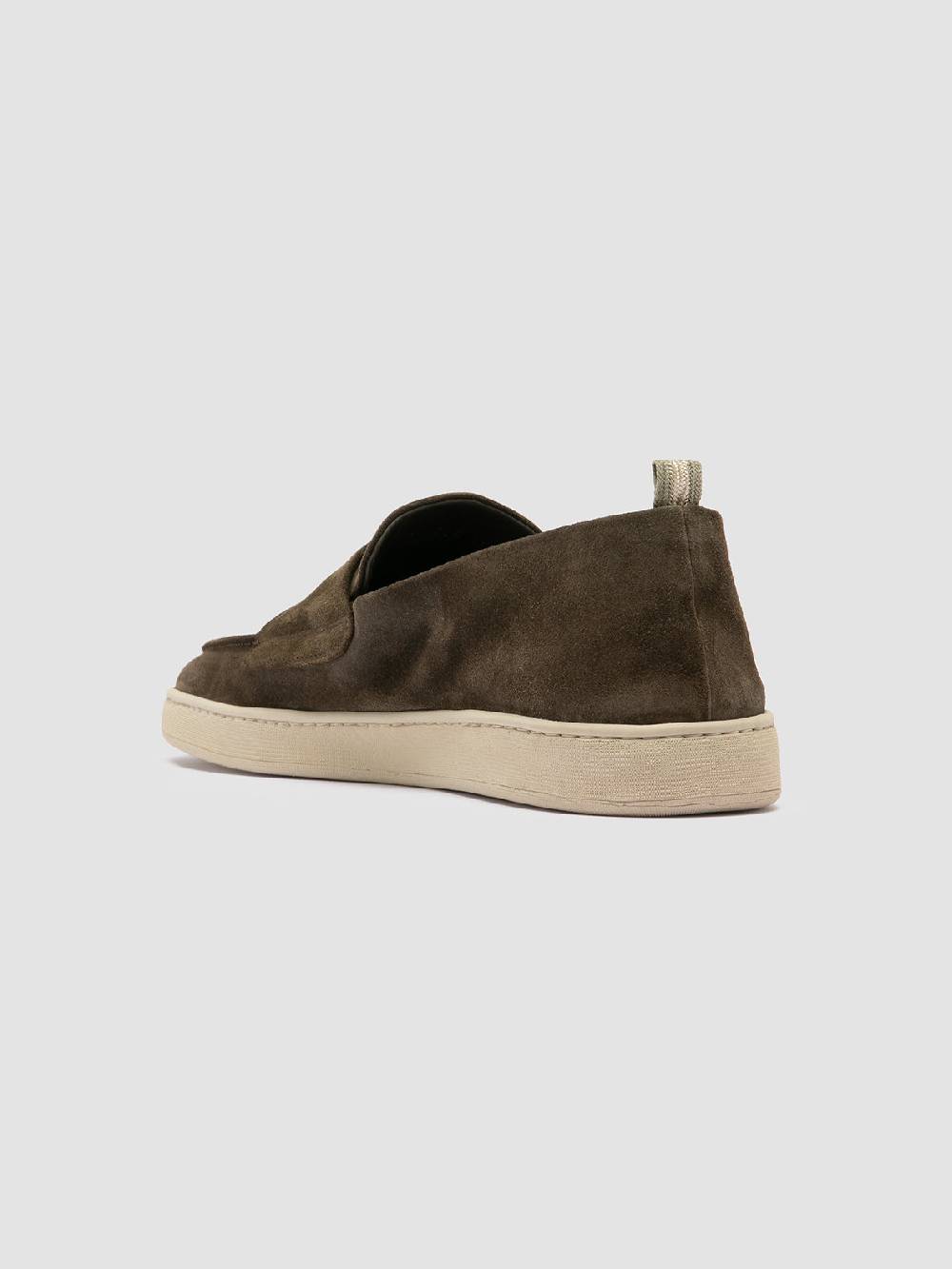 Officine Creative HERBIE 005 Sneaker Basse in Pelle Verde Spedizione Gratuita