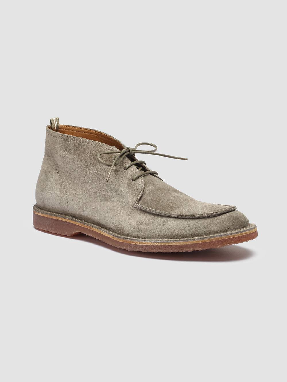 Officine Creative KENT 002 Stivaletti in Pelle Scamosciata Verde 50% di sconto con spedizione gratuita