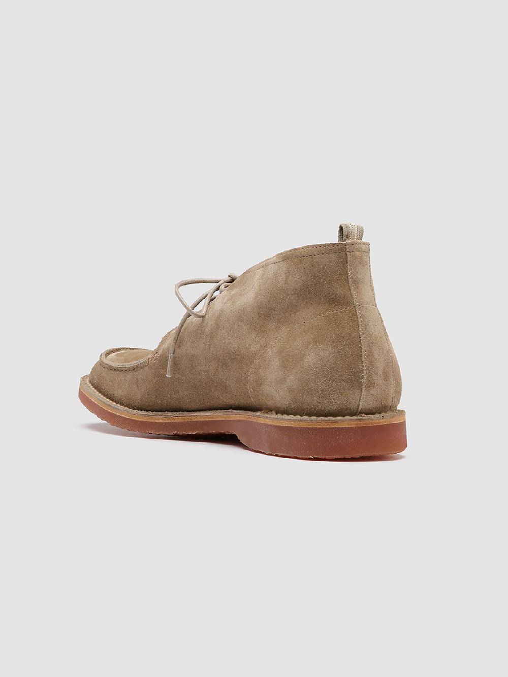 Officine Creative KENT 002 Stivaletti in Pelle Scamosciata Tortora Qualità Garantita