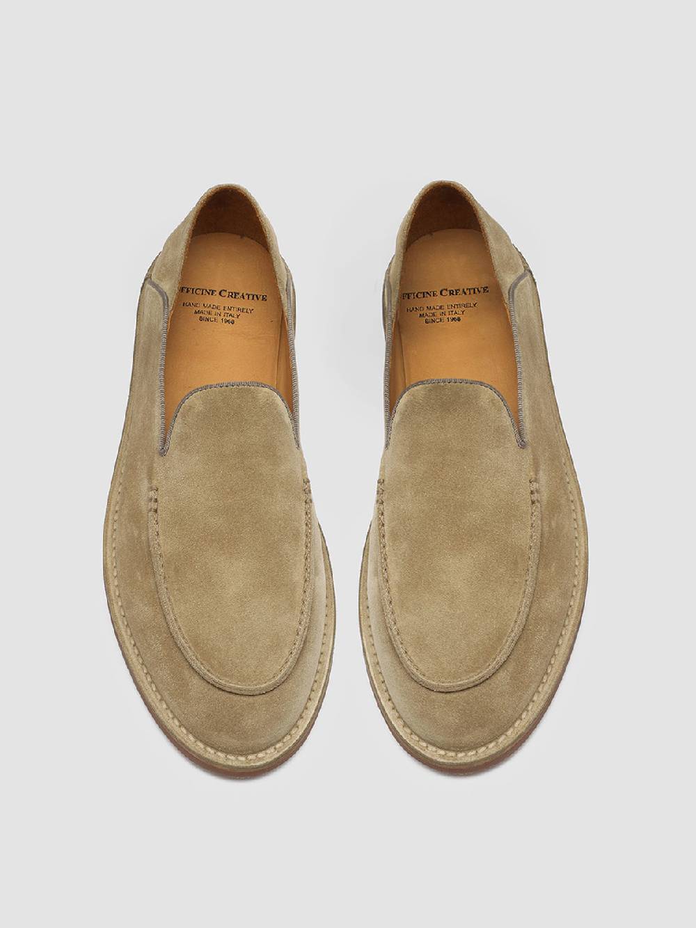 Officine Creative KENT 007 Mocassini in Pelle Scamosciata Marrone Promozione Limitata