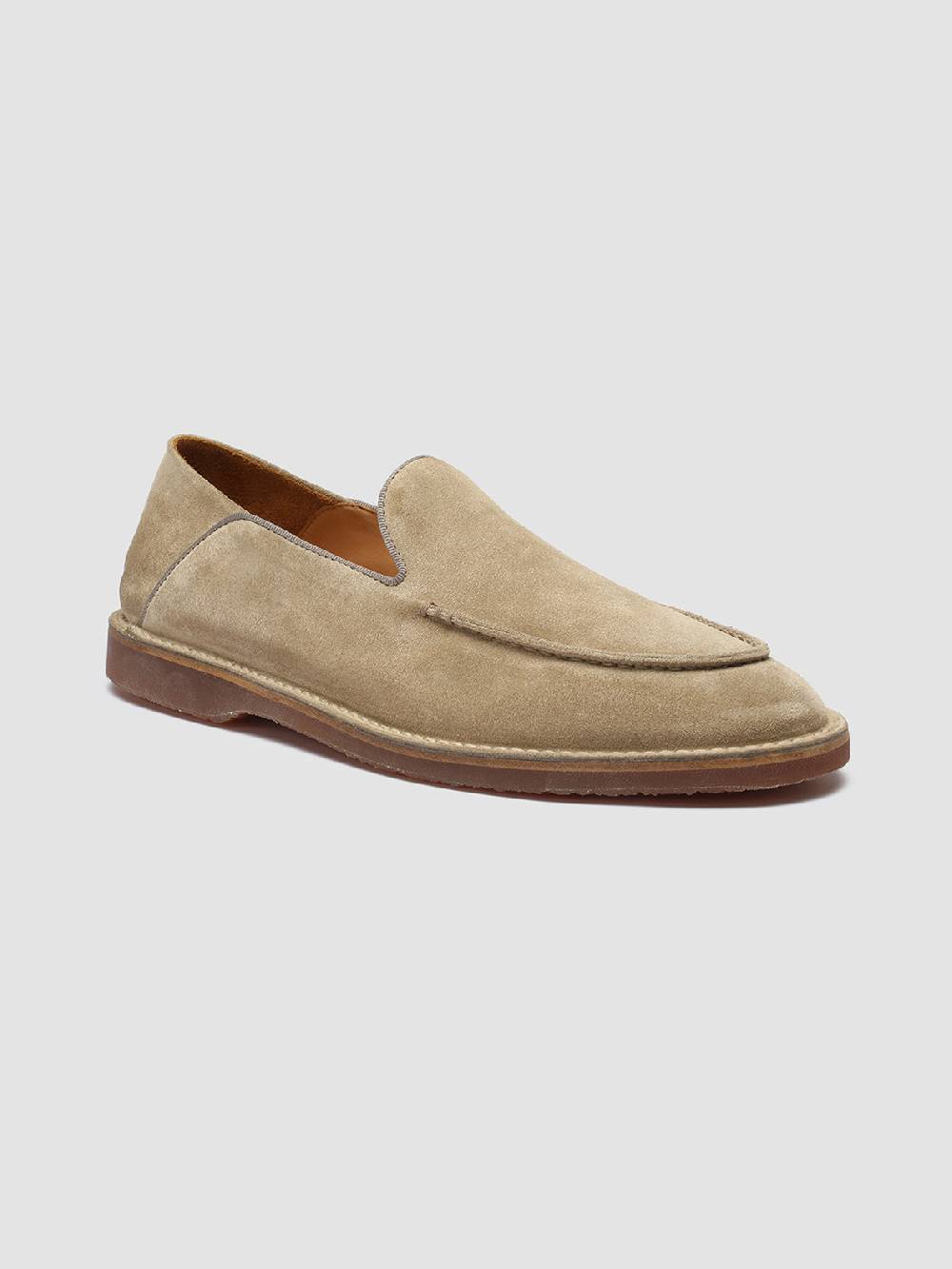 Officine Creative KENT 007 Mocassini in Pelle Scamosciata Marrone Promozione Limitata