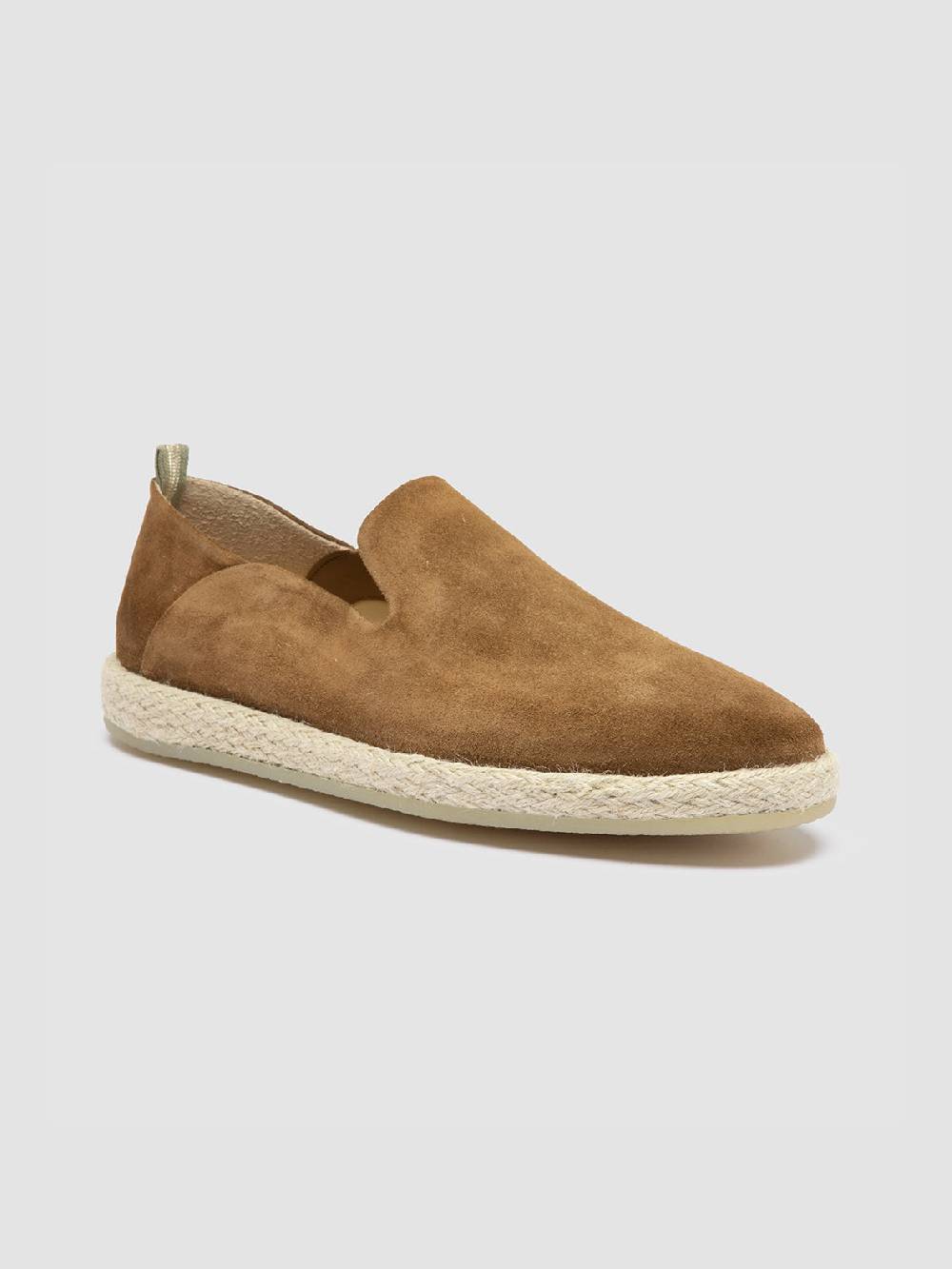Officine Creative ROPED 002 Slip-on in Pelle Scamosciata Marrone Affare Del Giorno