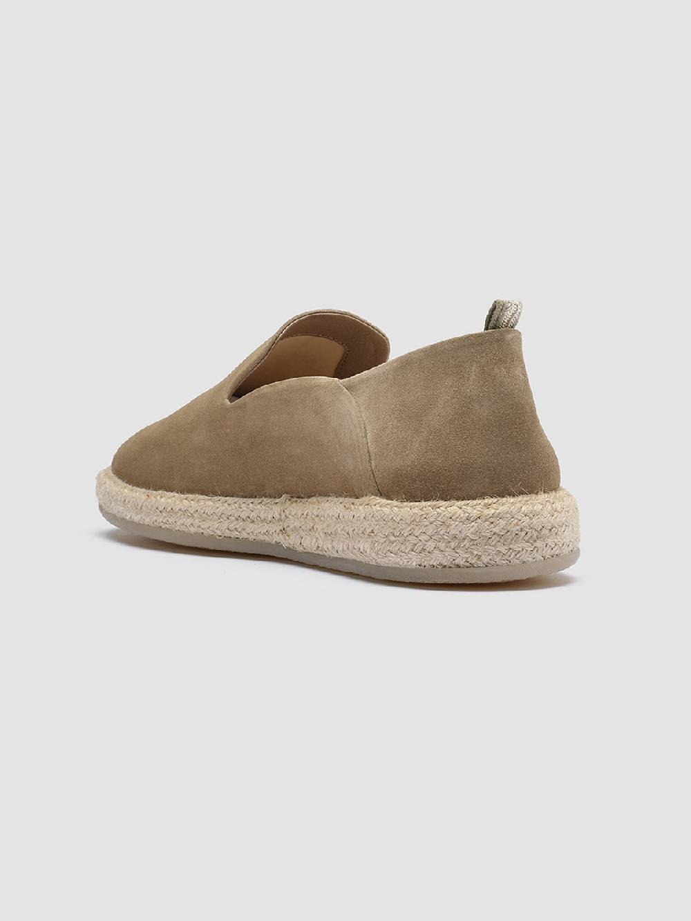 Officine Creative ROPED 002 Slip-on in Pelle Scamosciata Marrone Prezzo Ridotto