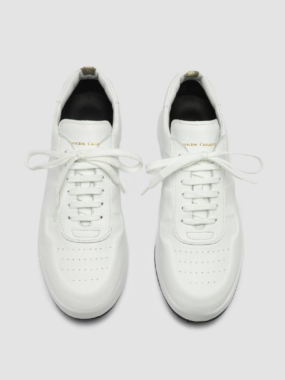 Officine Creative ACE 010 Sneakers in Pelle Bianca Presa