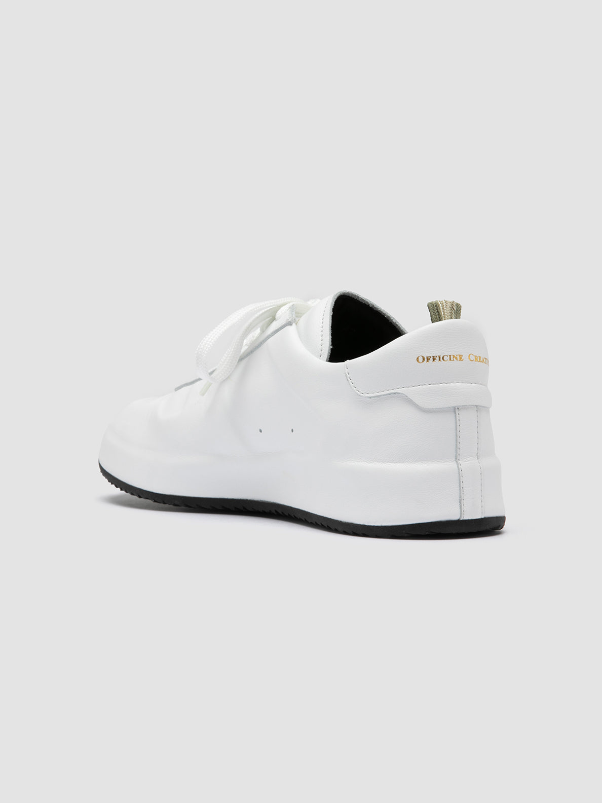 Officine Creative ACE 010 Sneakers in Pelle Bianca Presa