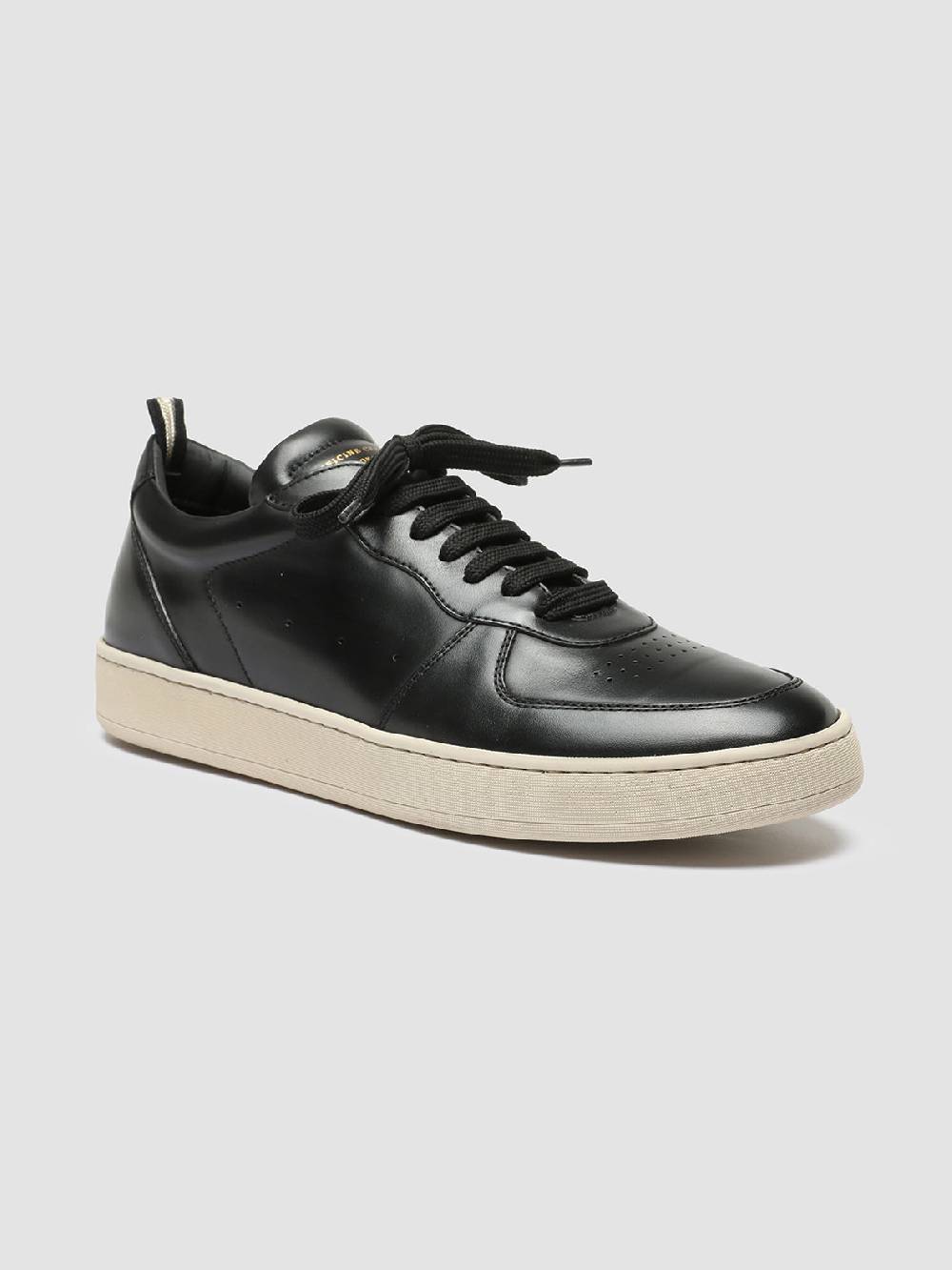 Officine Creative ASSET 001 Sneakers in Pelle Nera Sconto