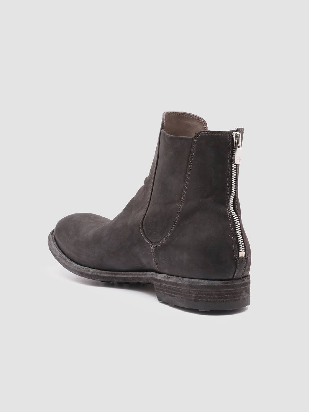 Officine Creative ARBUS 021 Stivaletti Chelsea in Pelle Grigia Promozione