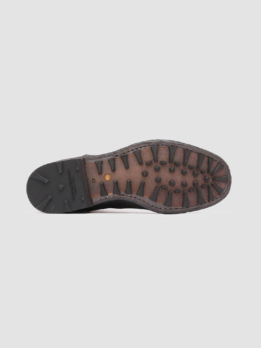 Officine Creative ARBUS 021 Stivaletti Chelsea in Pelle Grigia Promozione