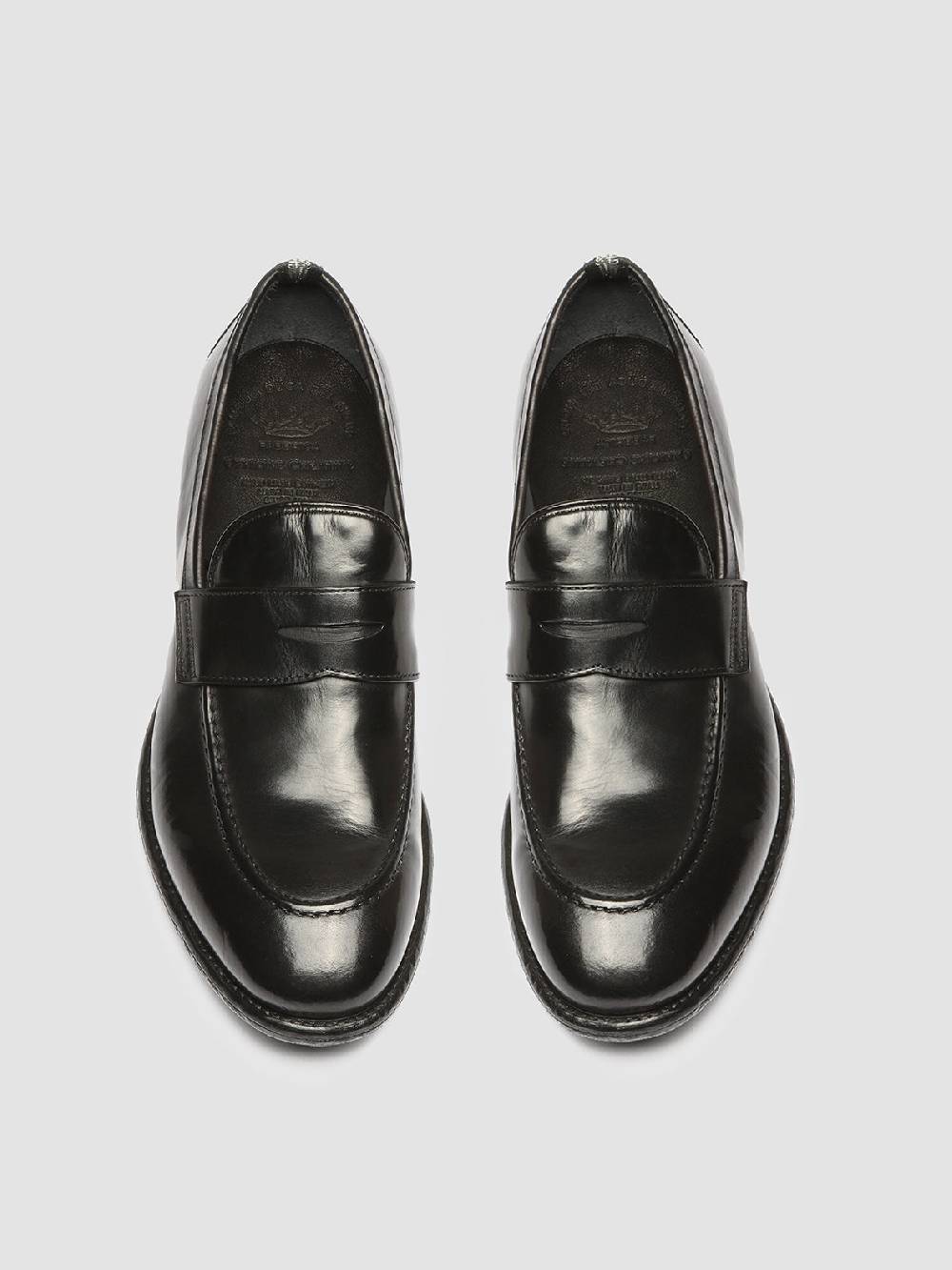 Officine Creative EMORY 024 Mocassini in Pelle Nera Outlet