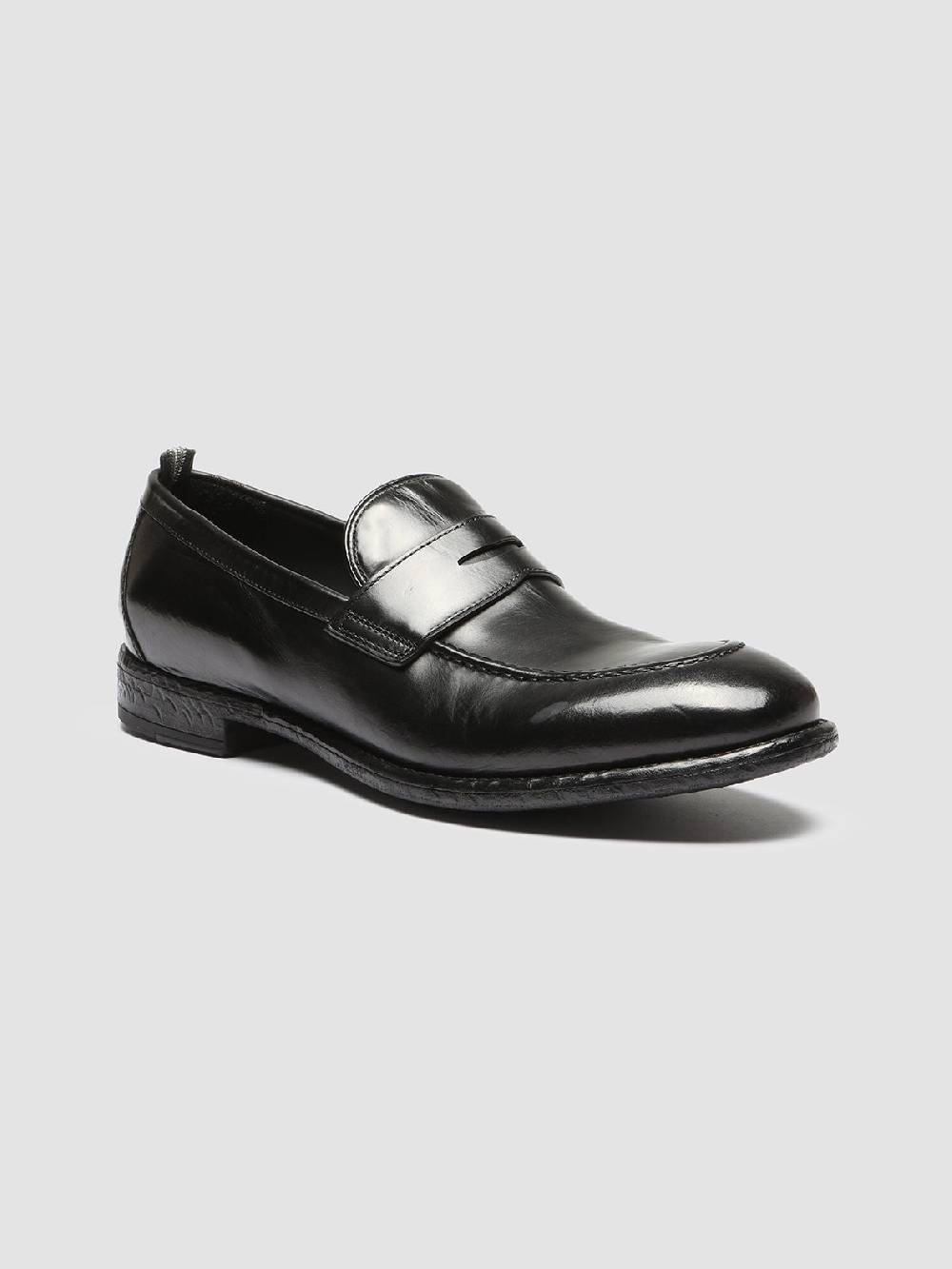 Officine Creative EMORY 024 Mocassini in Pelle Nera Outlet