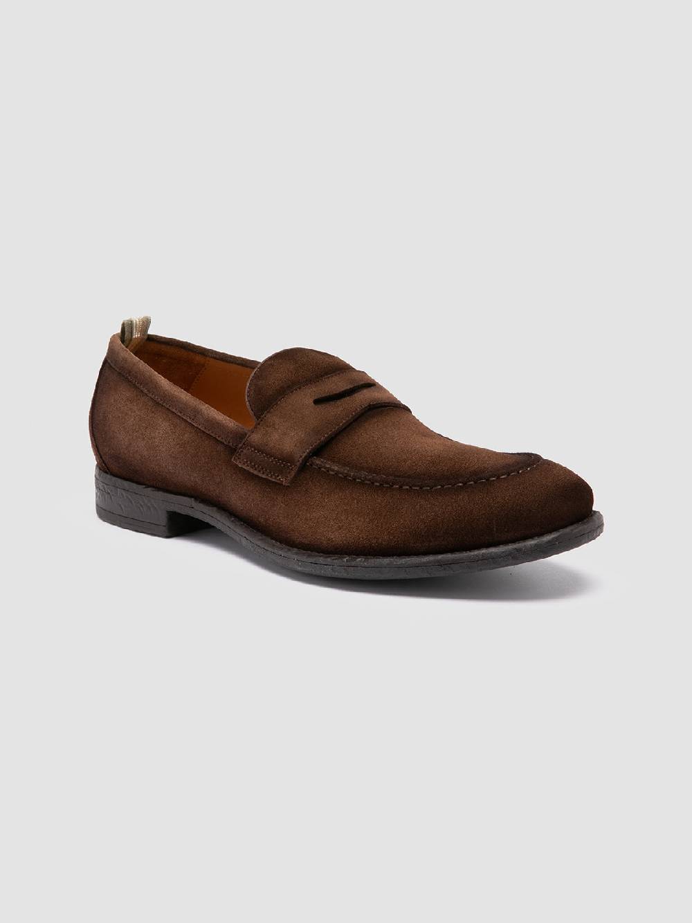 Officine Creative EMORY 024 Mocassini in Pelle Scamosciata Marrone Offerte
