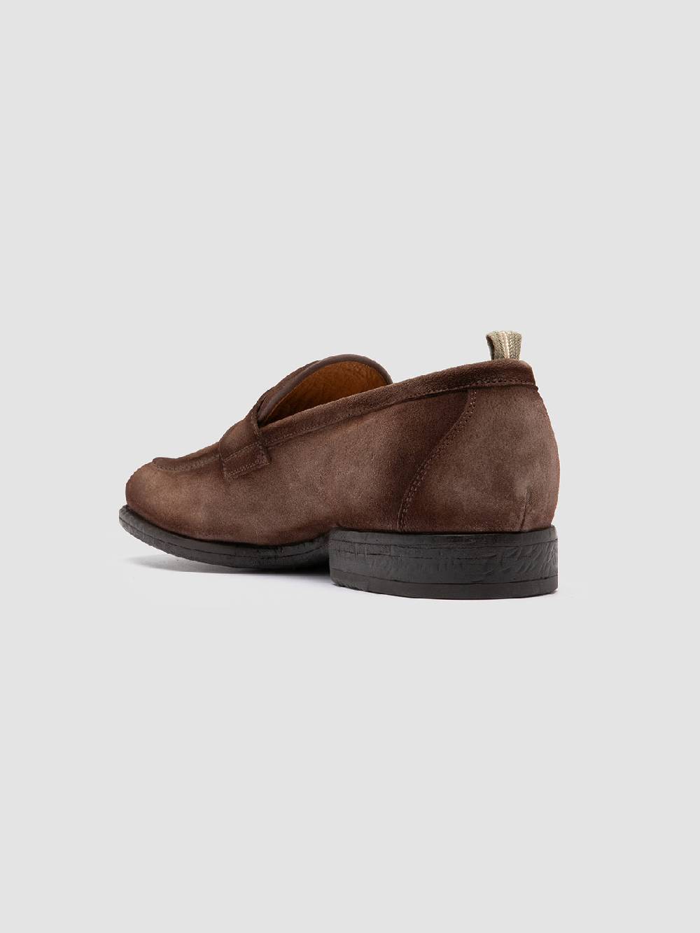 Officine Creative EMORY 024 Mocassini in Pelle Scamosciata Marrone Vendita Calda