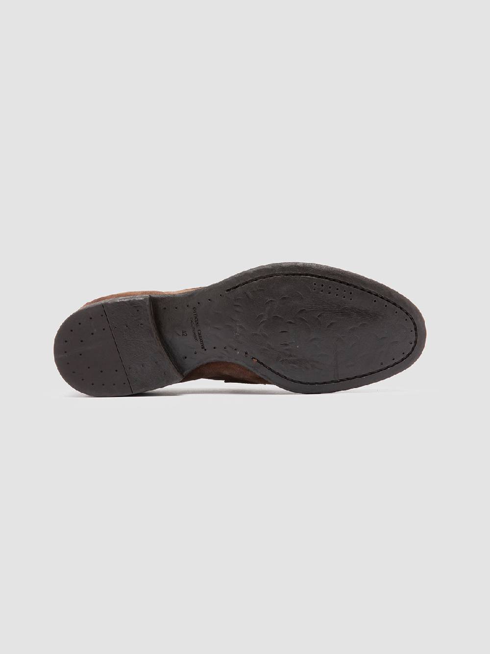 Officine Creative EMORY 024 Mocassini in Pelle Scamosciata Marrone Vendita Calda