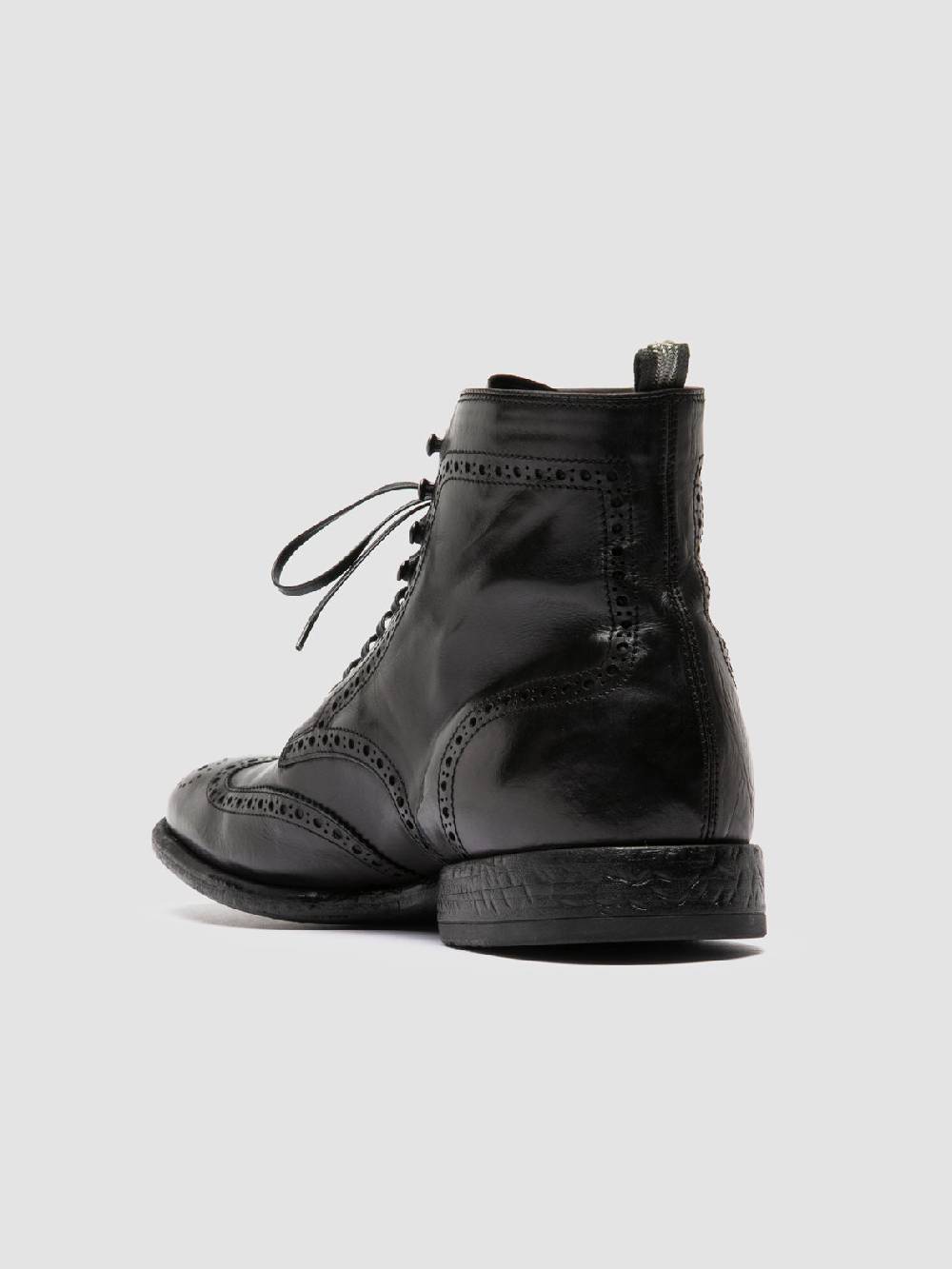 Officine Creative EMORY CAOU 016 Stivali Neri in Pelle Vendite Flash