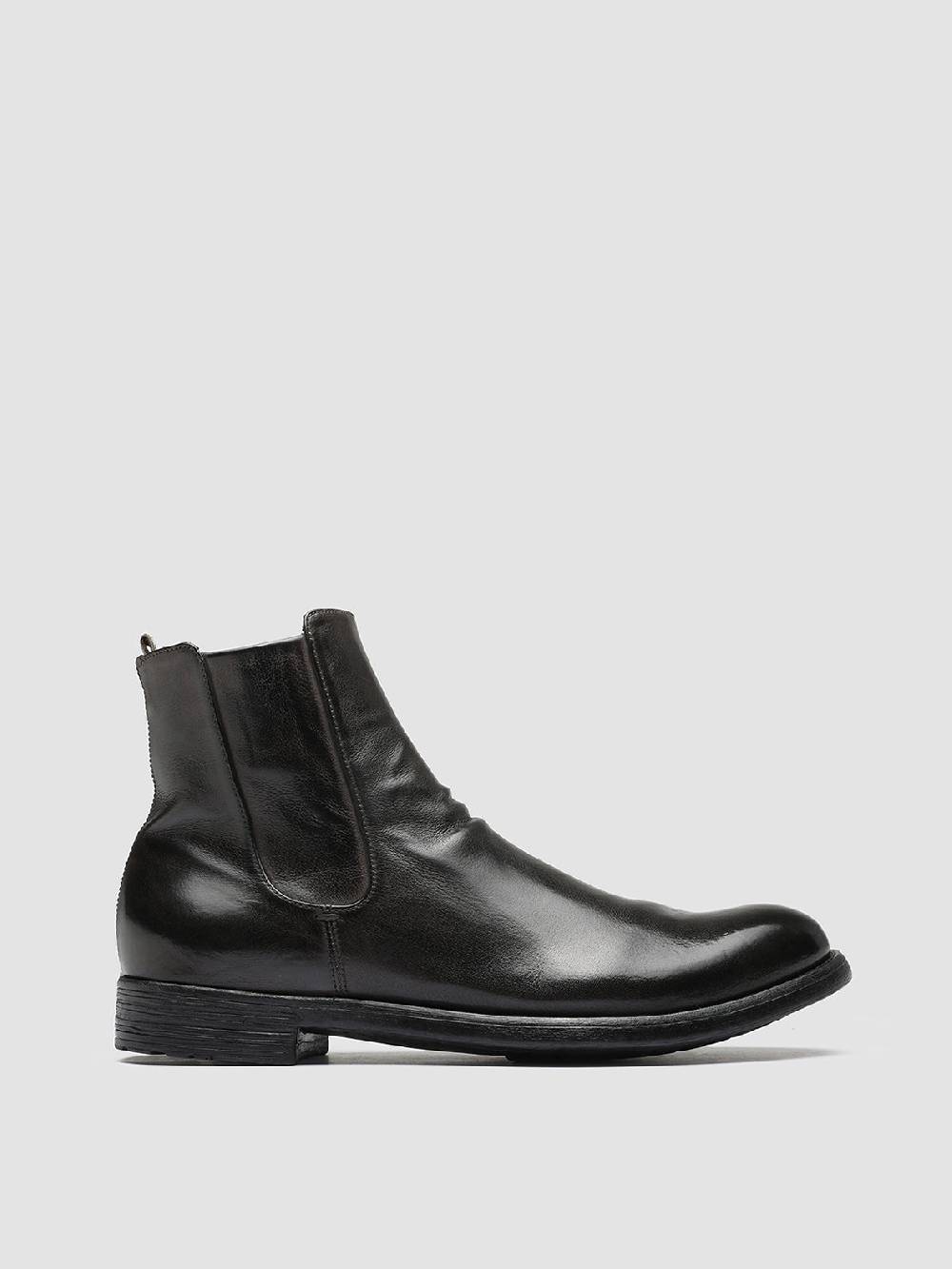 Officine Creative HIVE 036 Stivaletti in Pelle Grigia