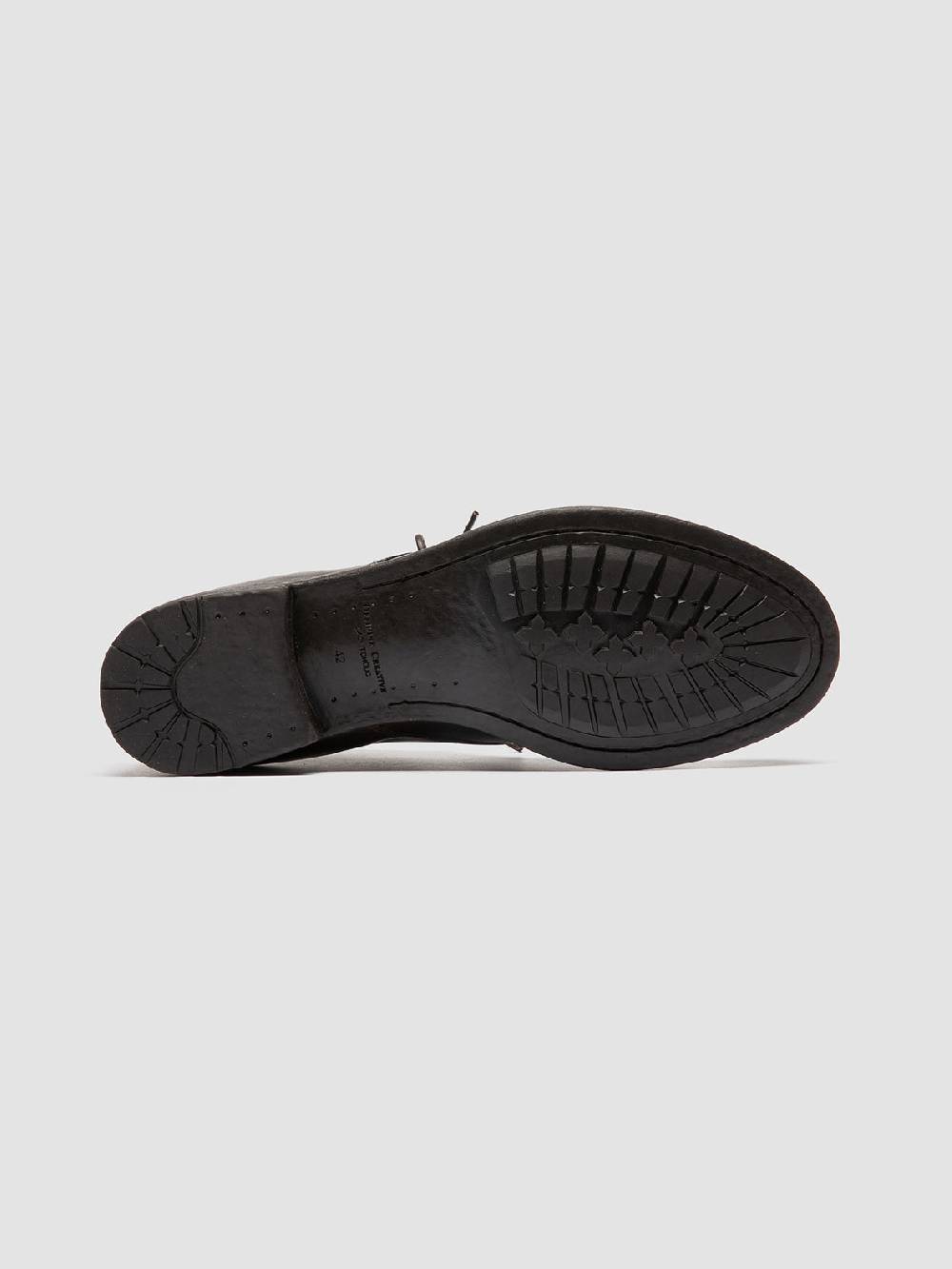 Officine Creative HIVE 050 Stivali Chukka in Pelle Marrone Nuova