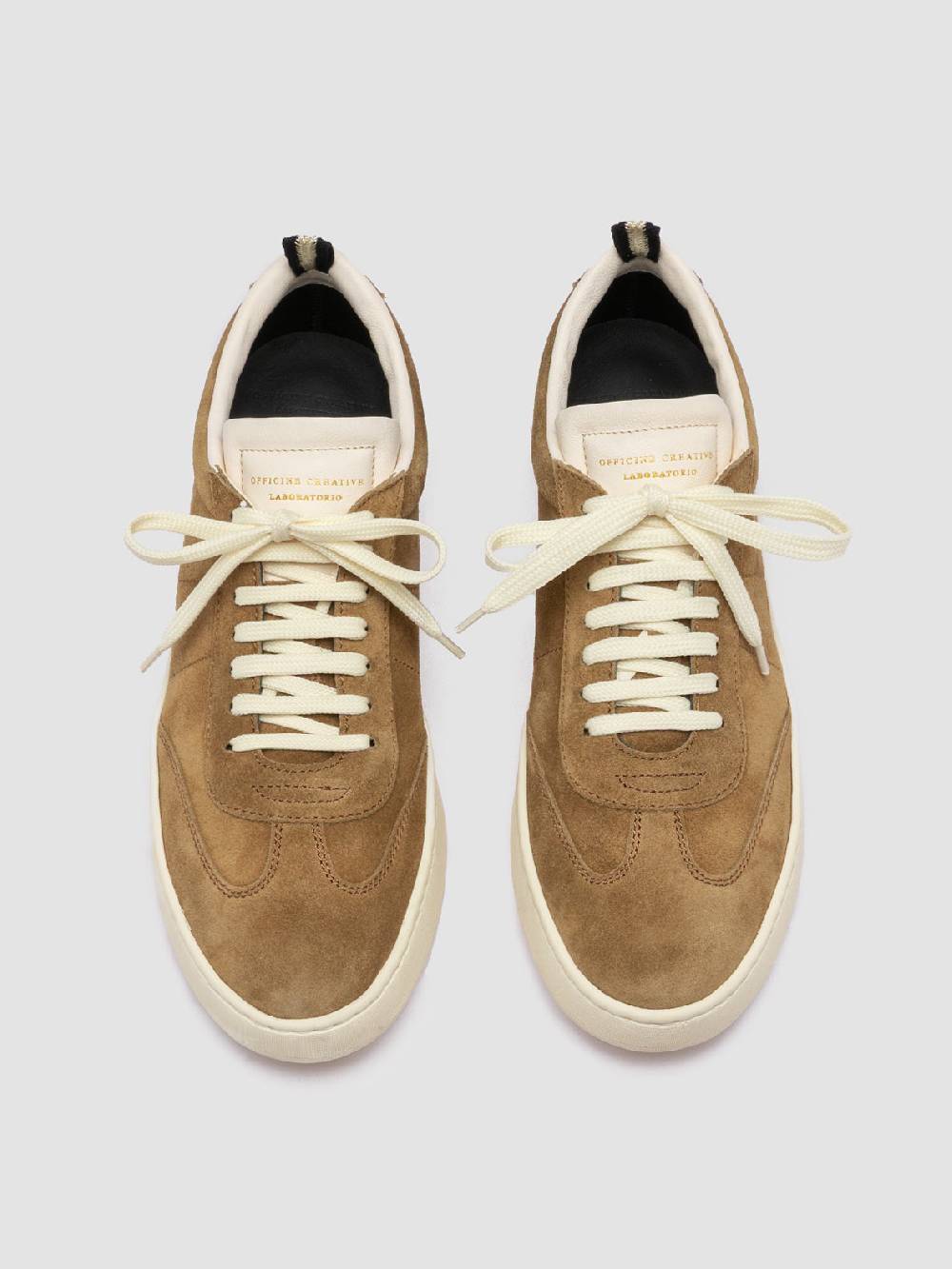 Officine Creative KOMBI 003 Sneaker in Pelle Scamosciata Marrone 2025
