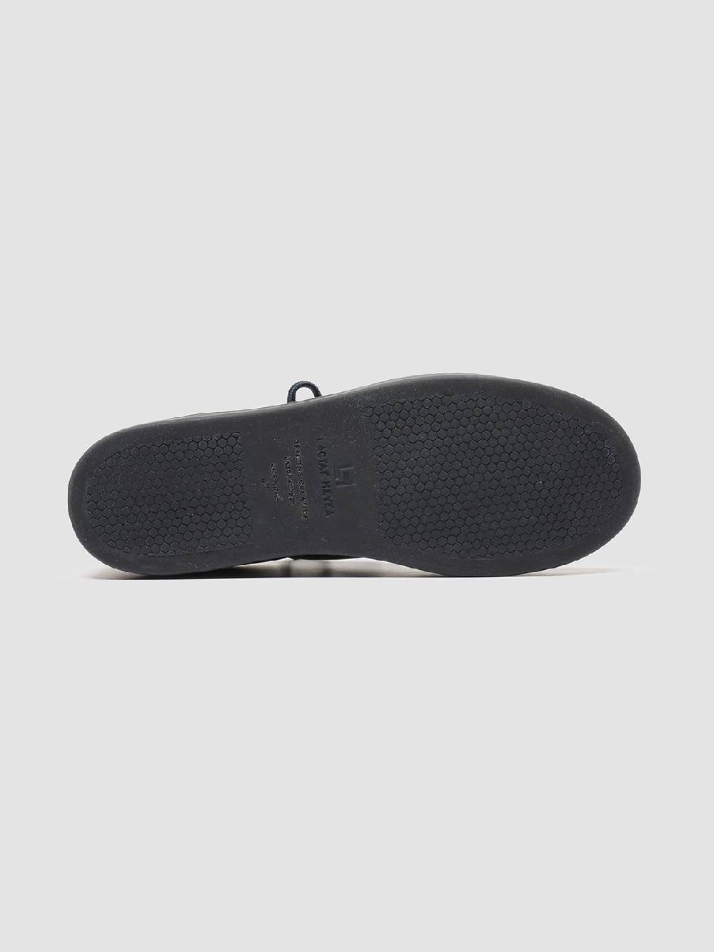 Officine Creative KOMBINED 001 Sneaker Basse in Camoscio e Pelle Blu Italy