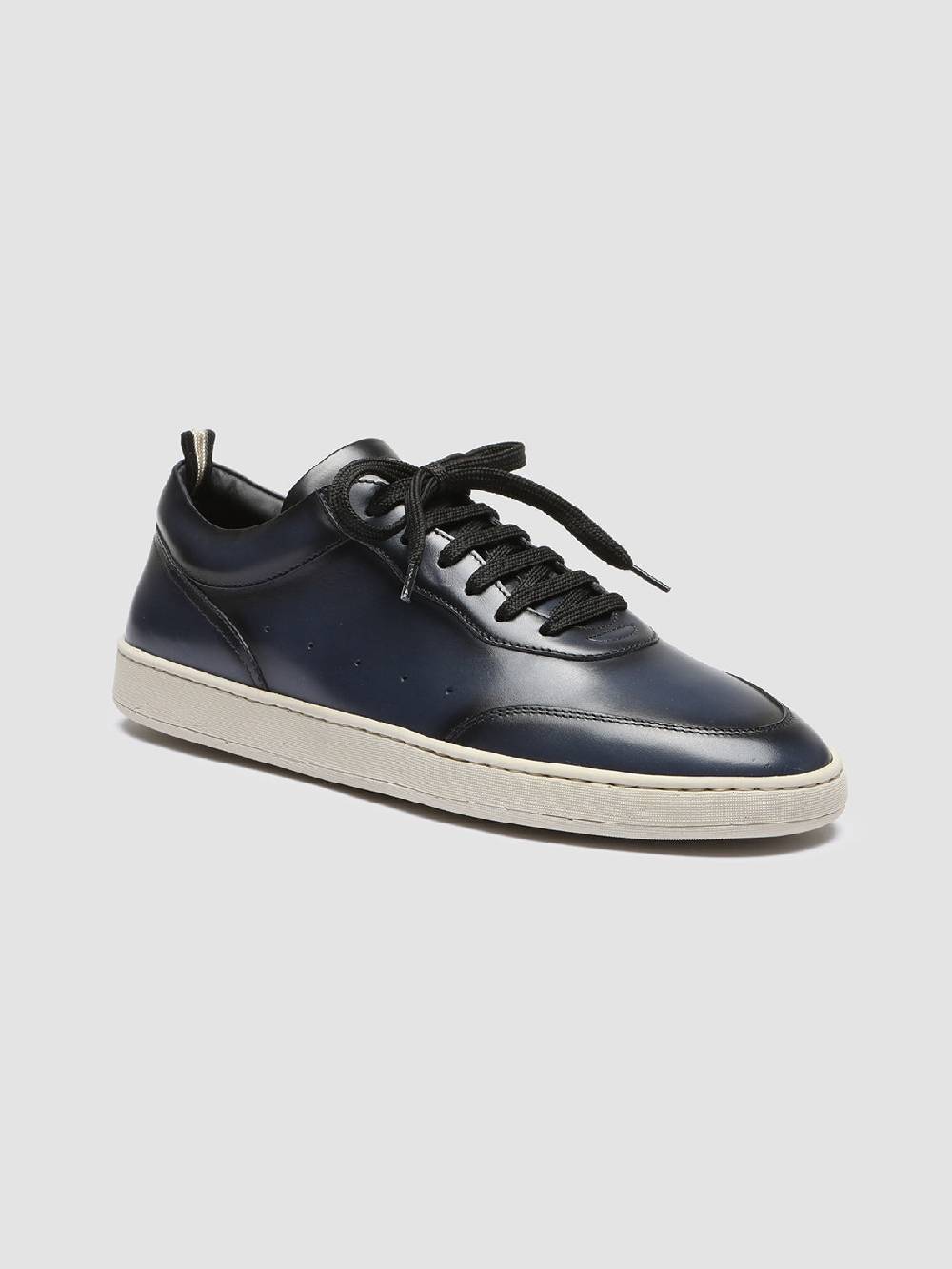 Officine Creative KRIS LUX 001 Sneakers in Pelle Blu Sconto