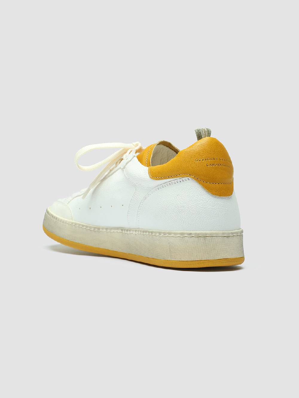 Officine Creative MAGIC 001 Sneakers in Pelle e Camoscio Bianco Online