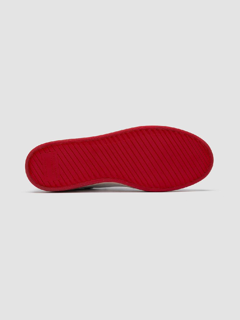 Officine Creative MAGIC 008 Sneakers Basse in Pelle e Camoscio Bianca Spedizione Gratuita