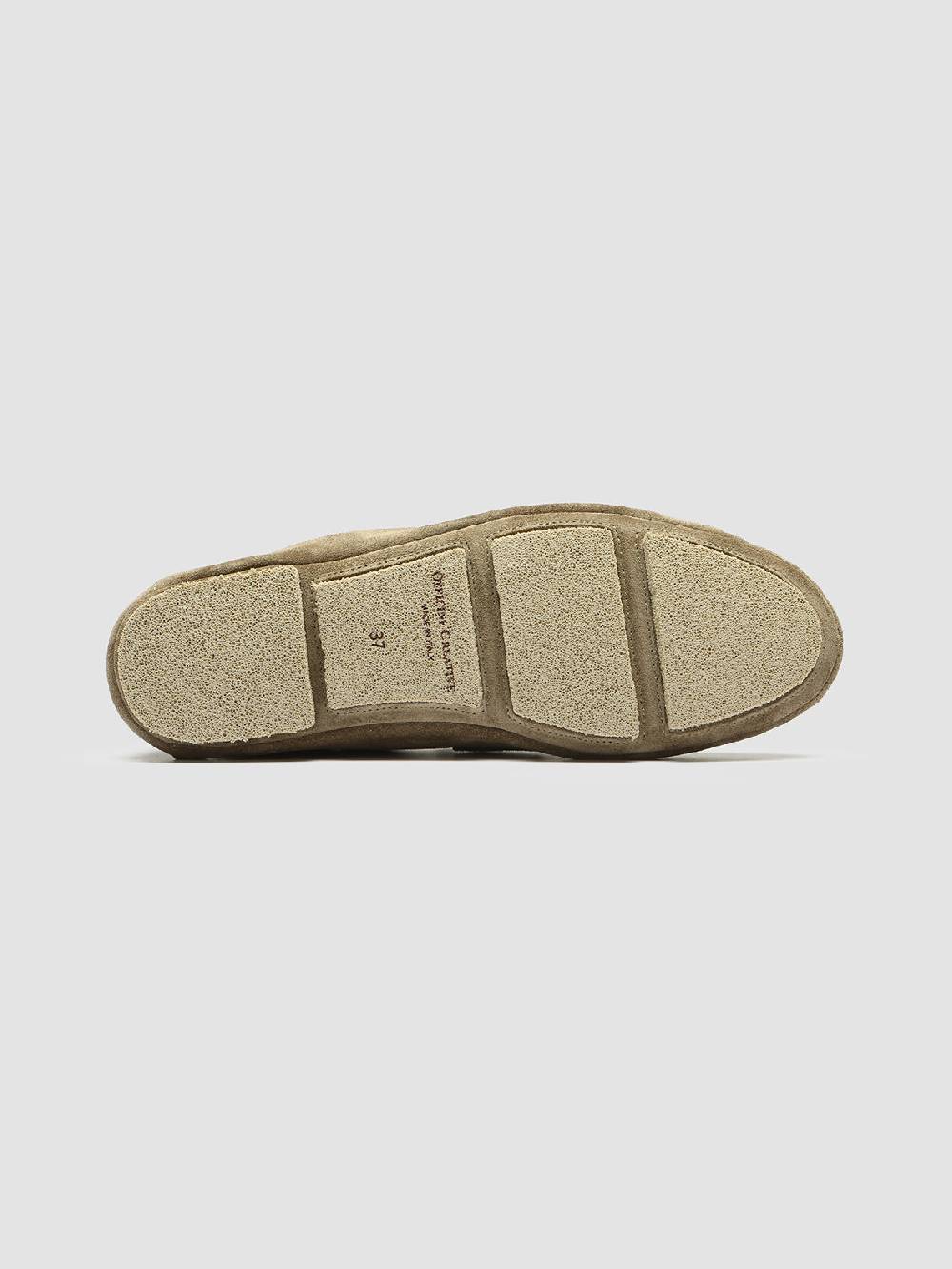 Officine Creative C-SIDE 101 Mocassini in Pelle Scamosciata Tortora Negozi Online